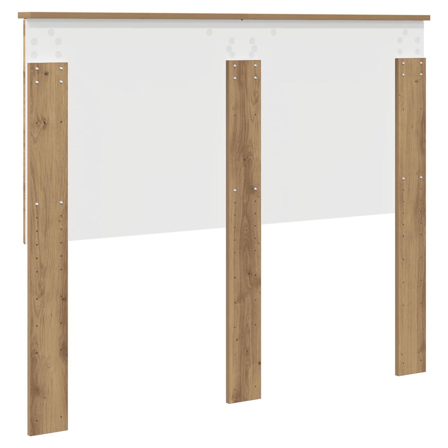 Hoofdbord met hoofdeinde Artisan Eiken 135 cm Bewerkt hout is nu te koop bij PeponiXL, paradijselijk wonen!