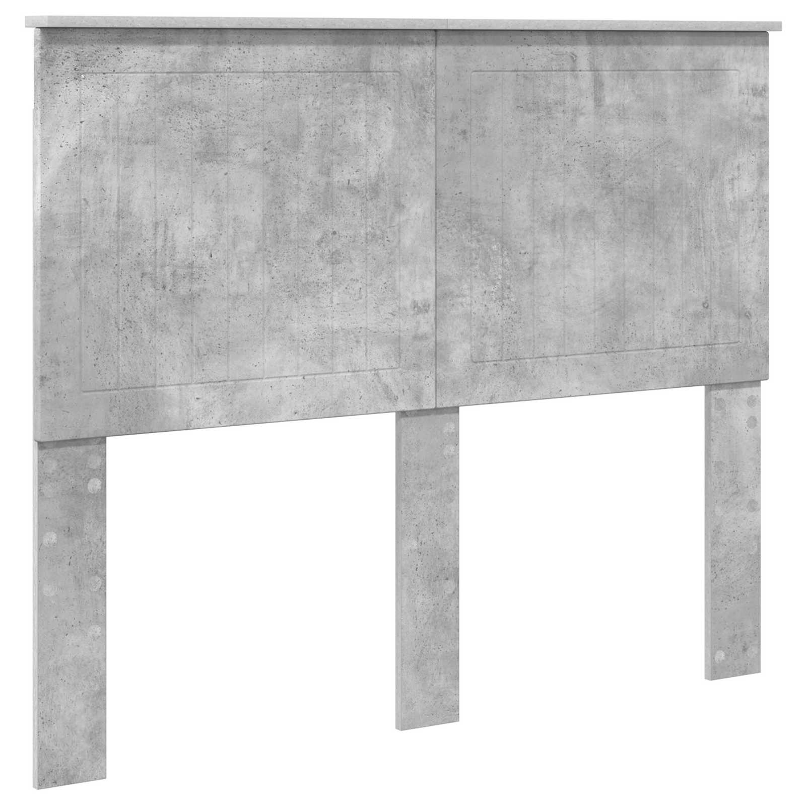 Hoofdbord met hoofdeinde Beton Grijs 120 cm Bewerkt hout is nu te koop bij PeponiXL, paradijselijk wonen!