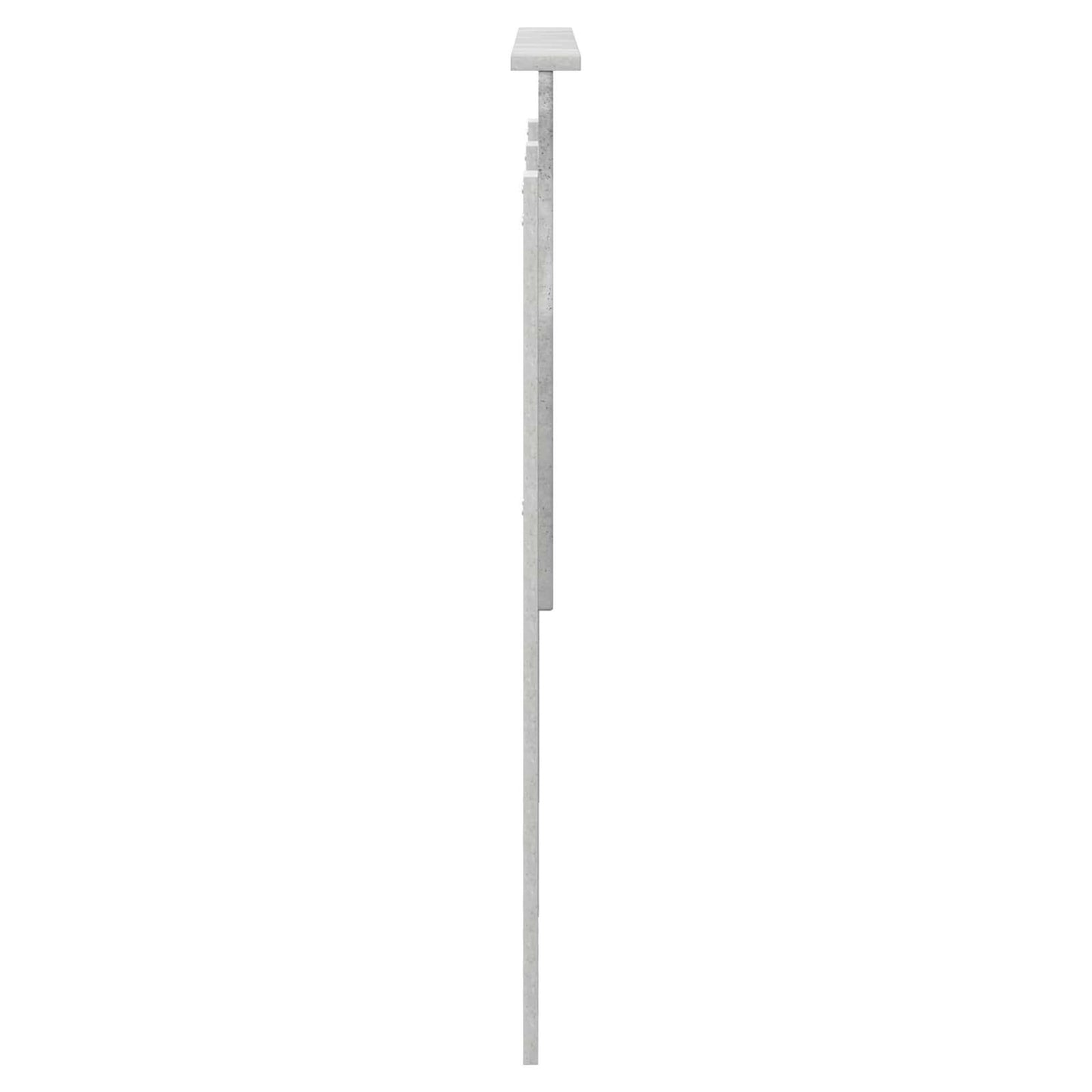 Hoofdbord met hoofdeinde Beton Grijs 120 cm Bewerkt hout is nu te koop bij PeponiXL, paradijselijk wonen!