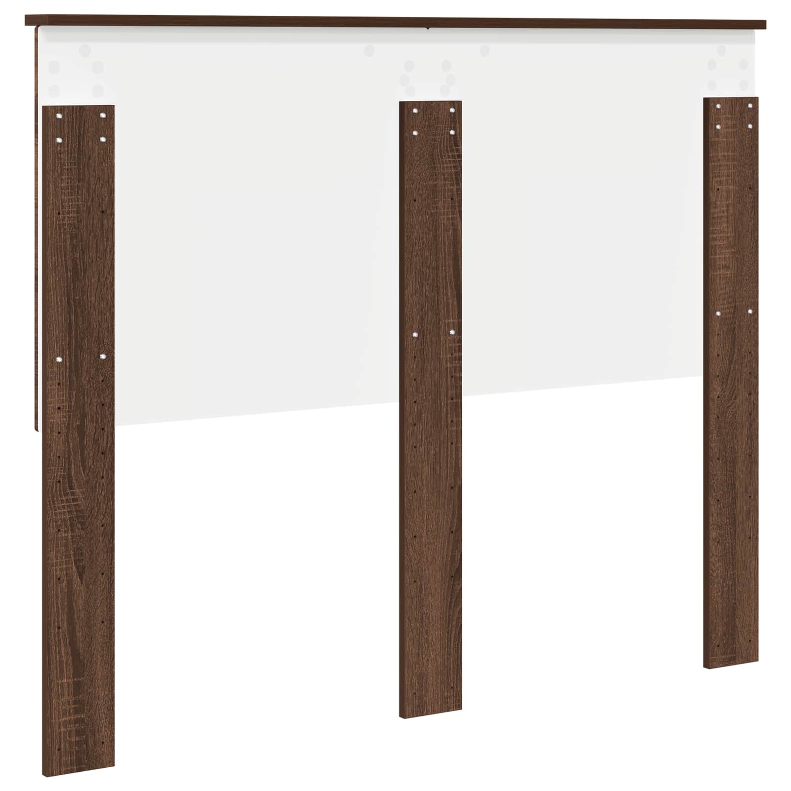 Hoofdbord met hoofdeinde Bruin Eiken 120 cm Bewerkt hout is nu te koop bij PeponiXL, paradijselijk wonen!