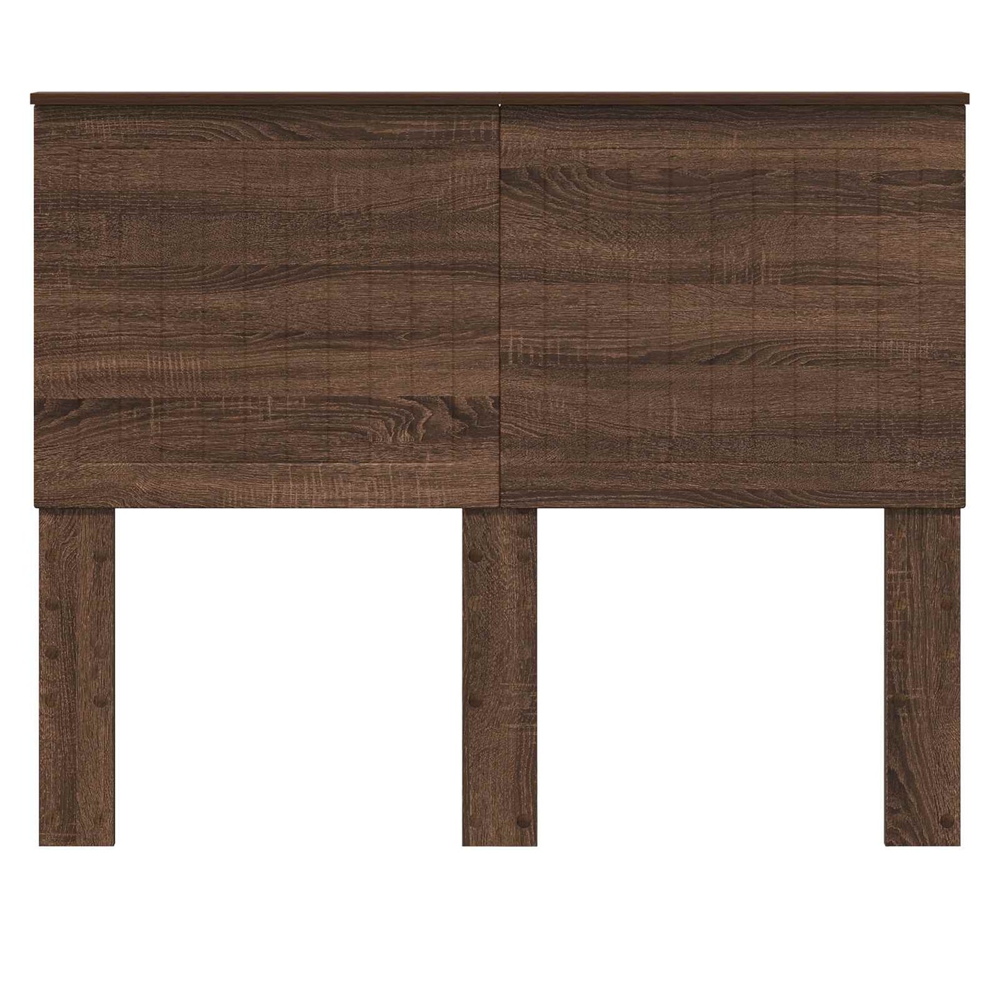 Hoofdbord met hoofdeinde Bruin Eiken 120 cm Bewerkt hout is nu te koop bij PeponiXL, paradijselijk wonen!