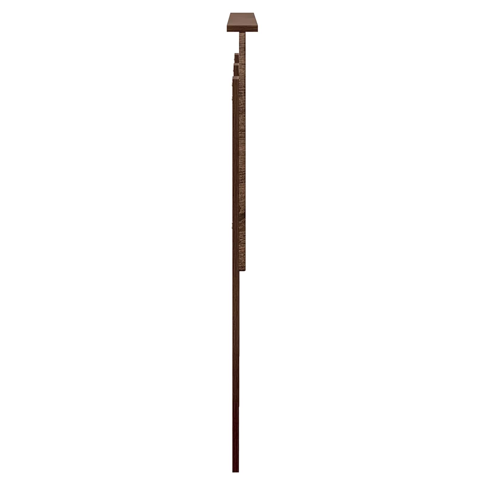 Hoofdbord met hoofdeinde Bruin Eiken 120 cm Bewerkt hout is nu te koop bij PeponiXL, paradijselijk wonen!