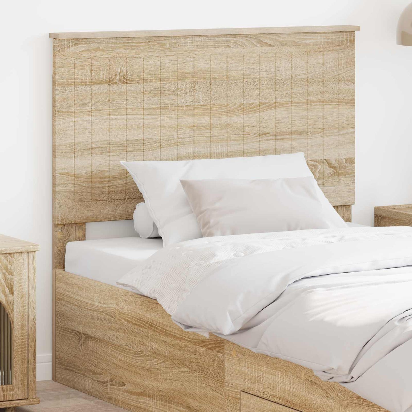 Hoofdbord met hoofdeinde Sonoma Eiken 100 cm Bewerkt hout is nu te koop bij PeponiXL, paradijselijk wonen!