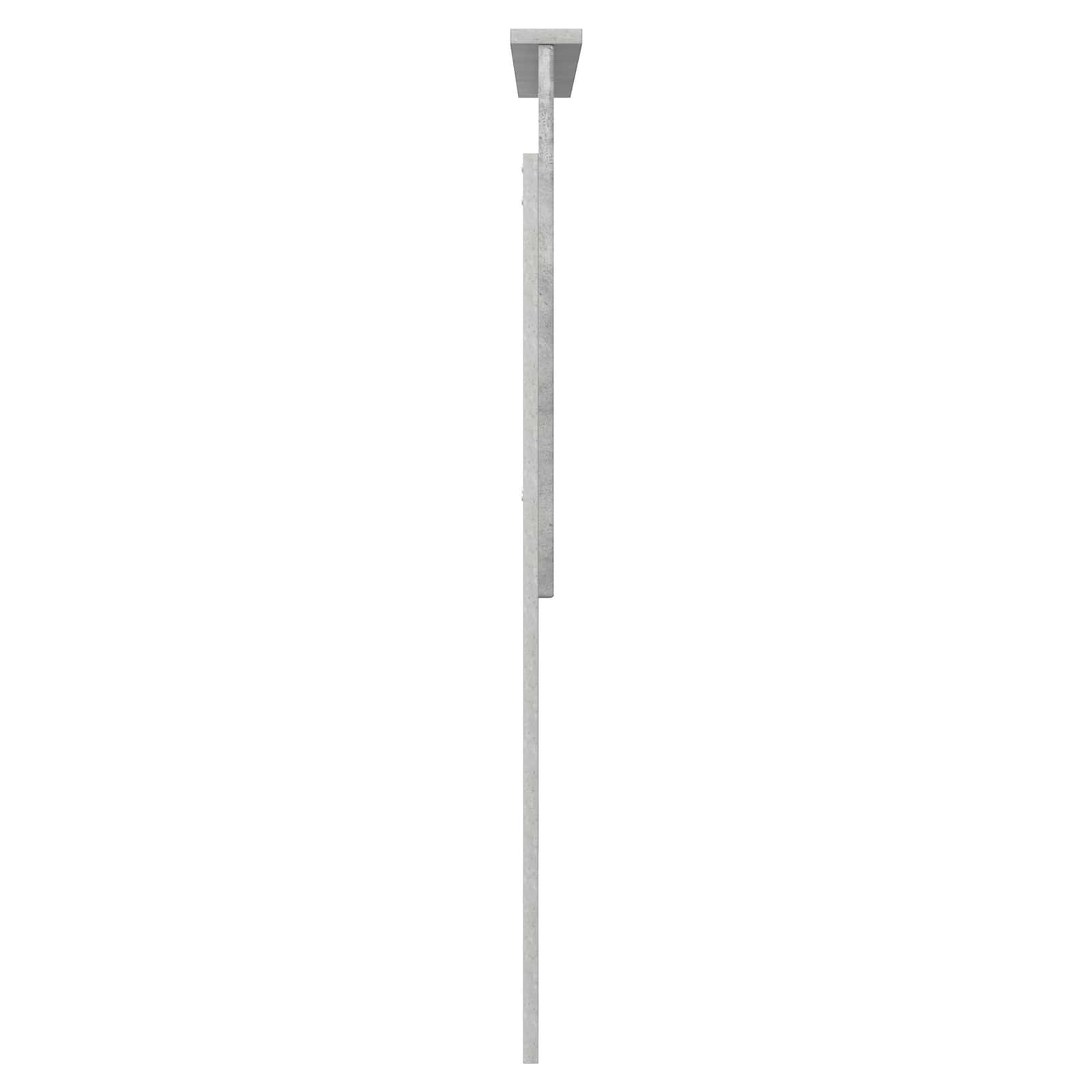 Hoofdbord met hoofdeinde Beton Grijs 100 cm Bewerkt hout is nu te koop bij PeponiXL, paradijselijk wonen!
