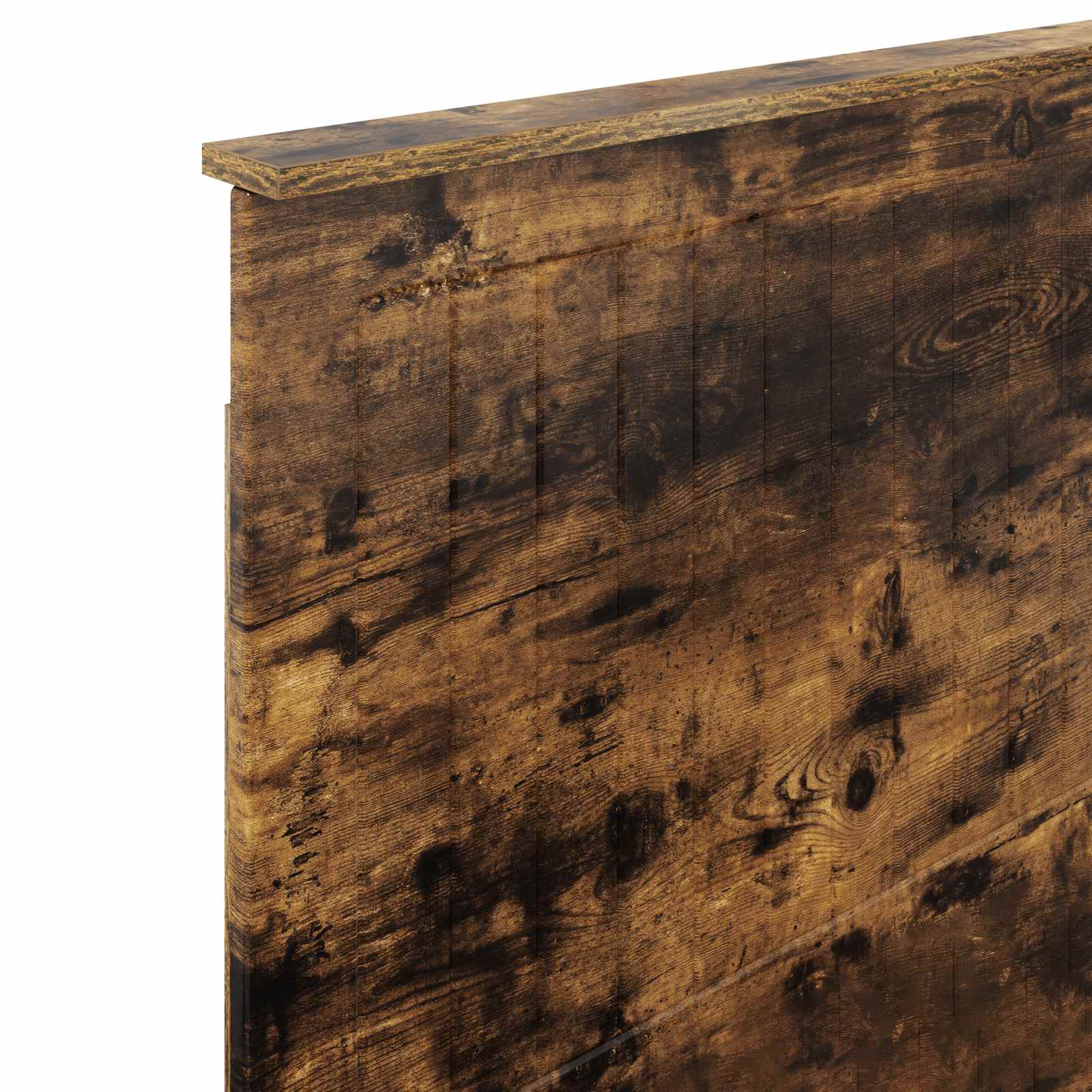 Hoofdbord met hoofdeinde Gerookt eiken 100 cm Bewerkt hout is nu te koop bij PeponiXL, paradijselijk wonen!