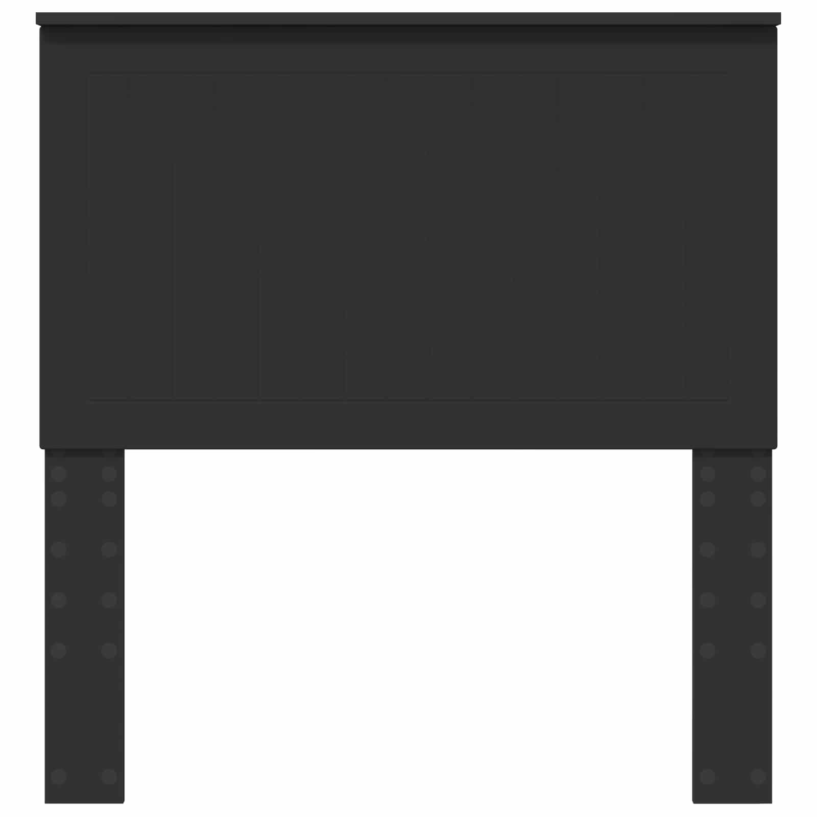 Hoofdbord met hoofdeinde Zwart Eiken 90 cm Bewerkt hout is nu te koop bij PeponiXL, paradijselijk wonen!