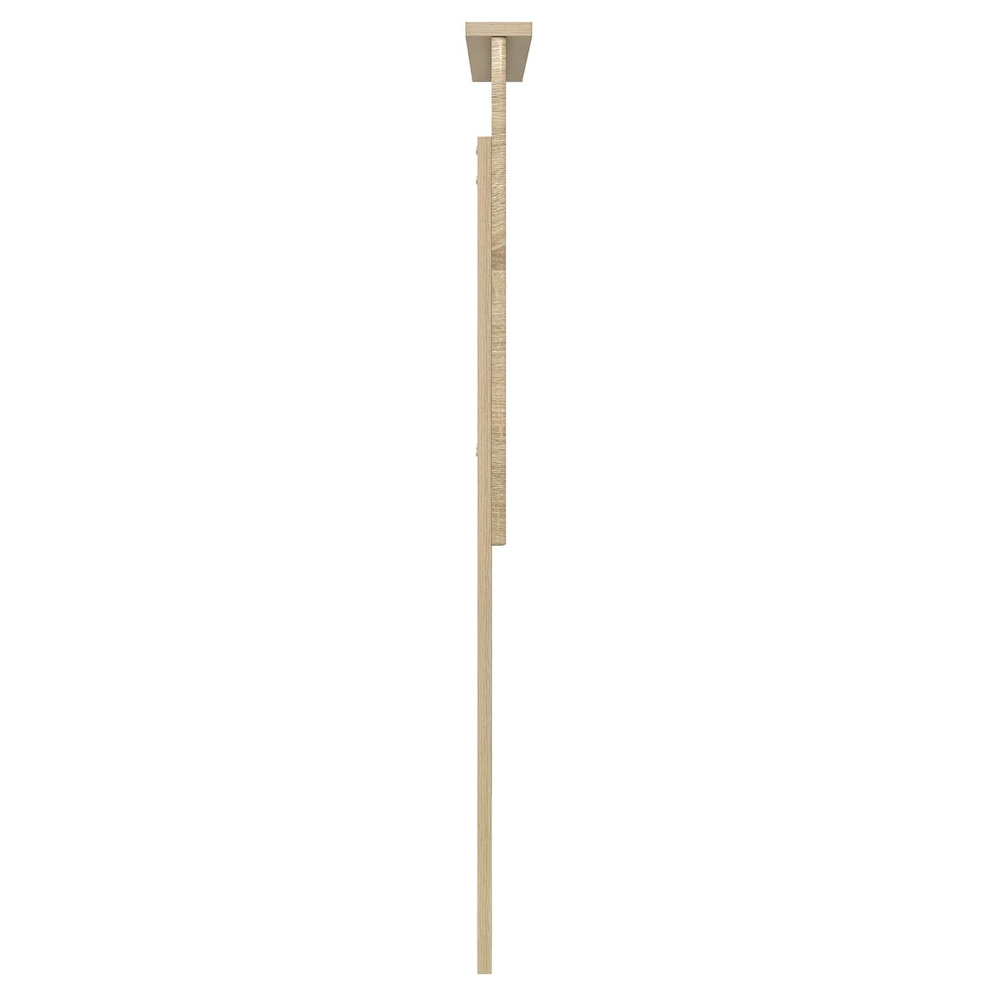 Hoofdbord met hoofdeinde Sonoma Eiken 90 cm Bewerkt hout is nu te koop bij PeponiXL, paradijselijk wonen!