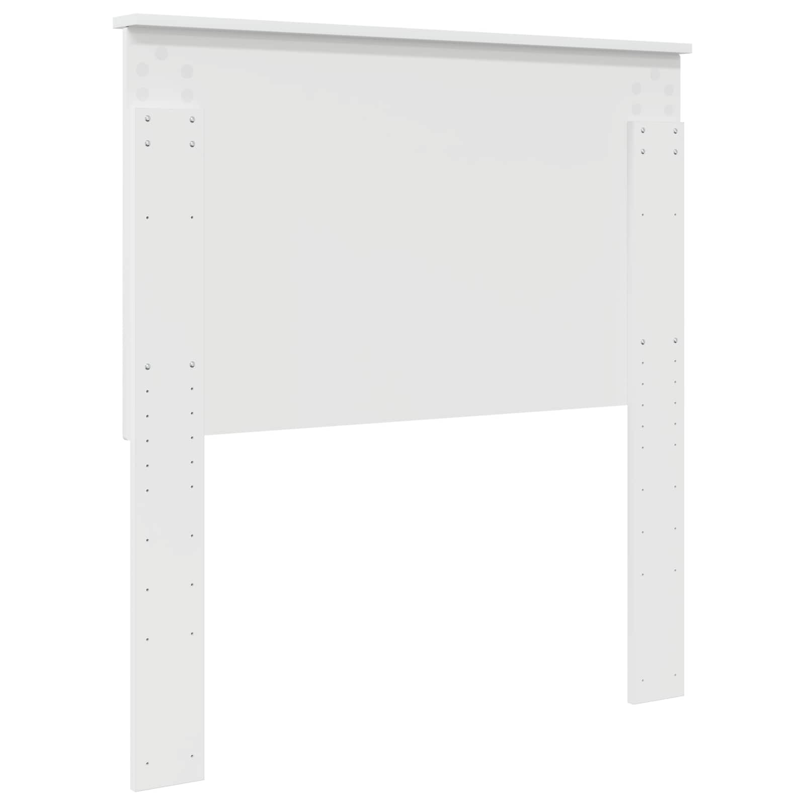 Hoofdbord met hoofdeinde Glanzend Wit 90 cm Bewerkt hout is nu te koop bij PeponiXL, paradijselijk wonen!