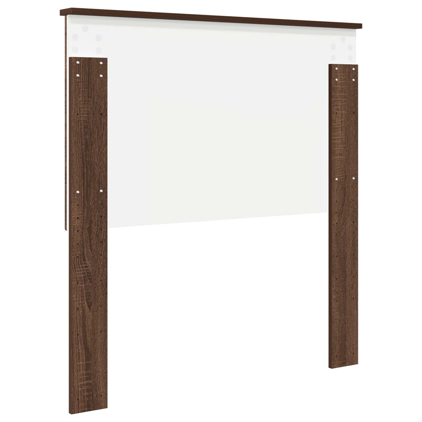 Hoofdbord met hoofdeinde Bruin Eiken 90 cm Bewerkt hout is nu te koop bij PeponiXL, paradijselijk wonen!
