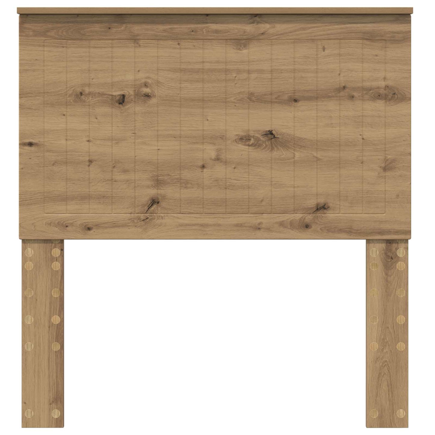Hoofdbord met hoofdeinde Artisan Eiken 90 cm Bewerkt hout is nu te koop bij PeponiXL, paradijselijk wonen!