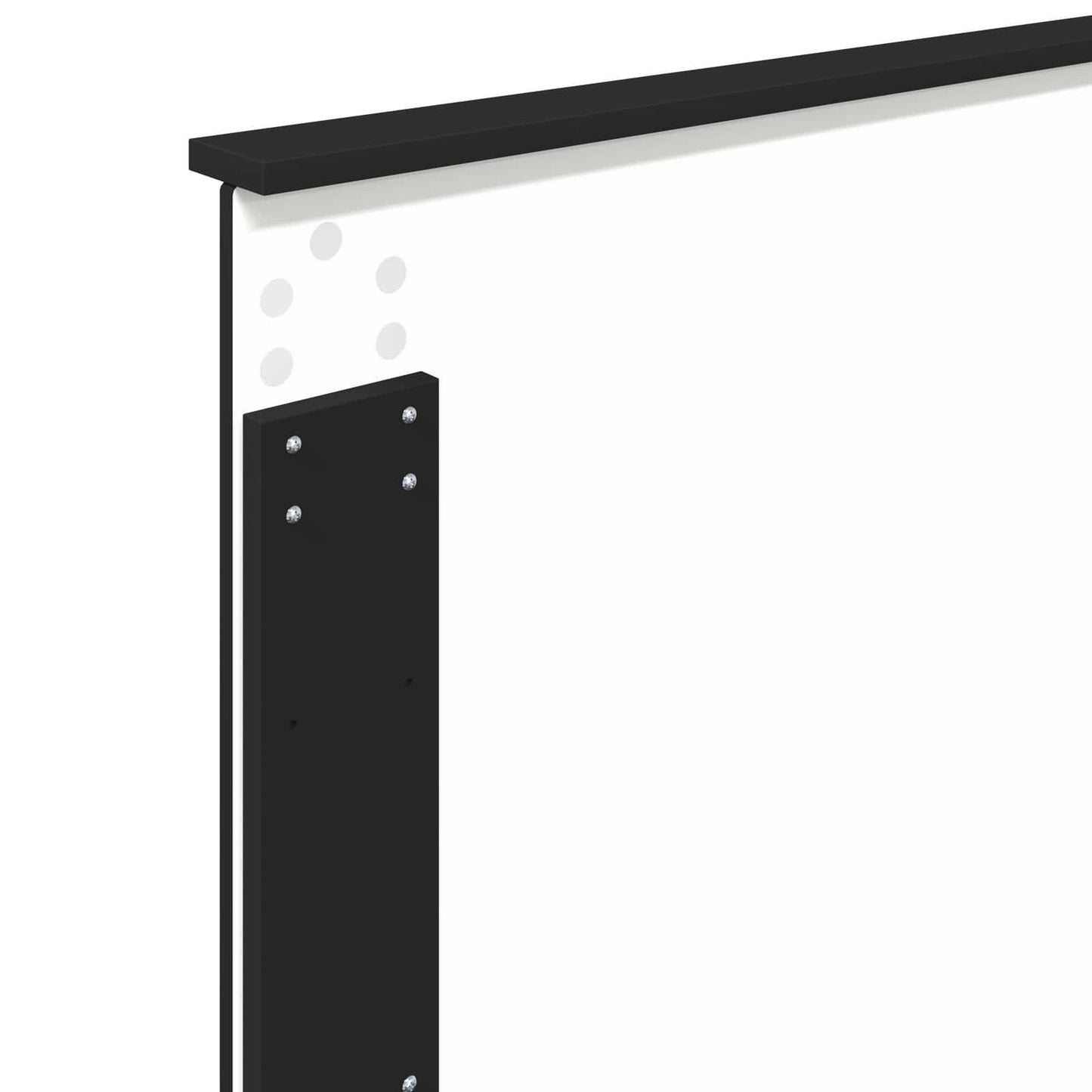 Hoofdbord met hoofdeinde Zwart Eiken 80 cm Bewerkt hout is nu te koop bij PeponiXL, paradijselijk wonen!