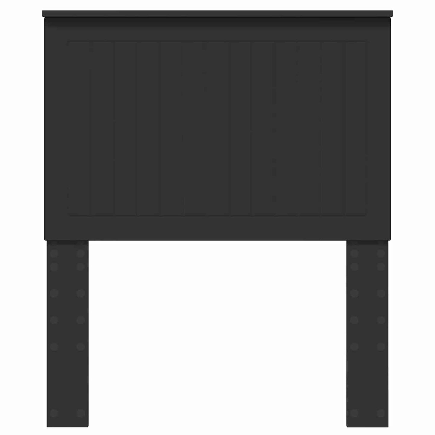 Hoofdbord met hoofdeinde Zwart Eiken 80 cm Bewerkt hout is nu te koop bij PeponiXL, paradijselijk wonen!