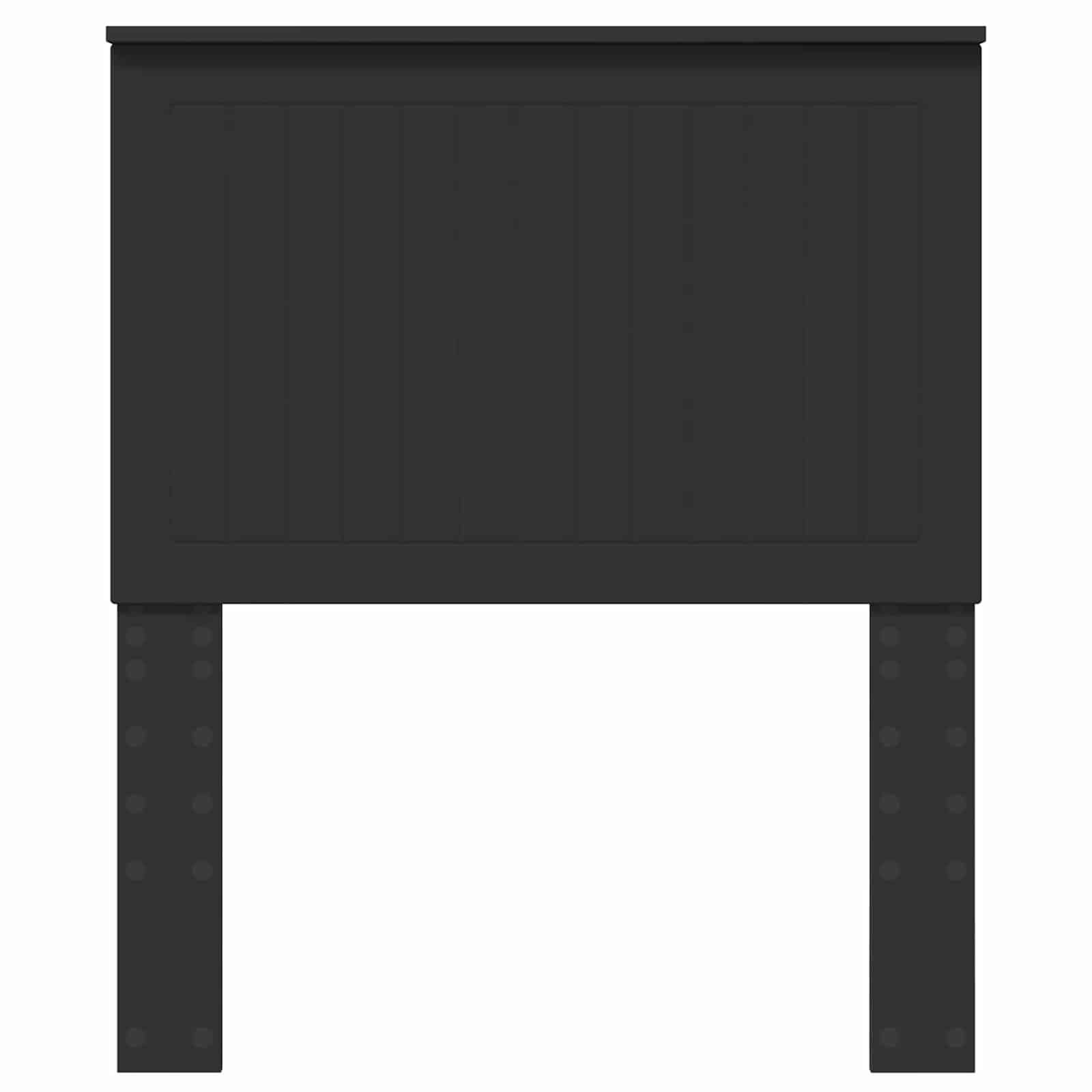 Hoofdbord met hoofdeinde Zwart Eiken 80 cm Bewerkt hout is nu te koop bij PeponiXL, paradijselijk wonen!