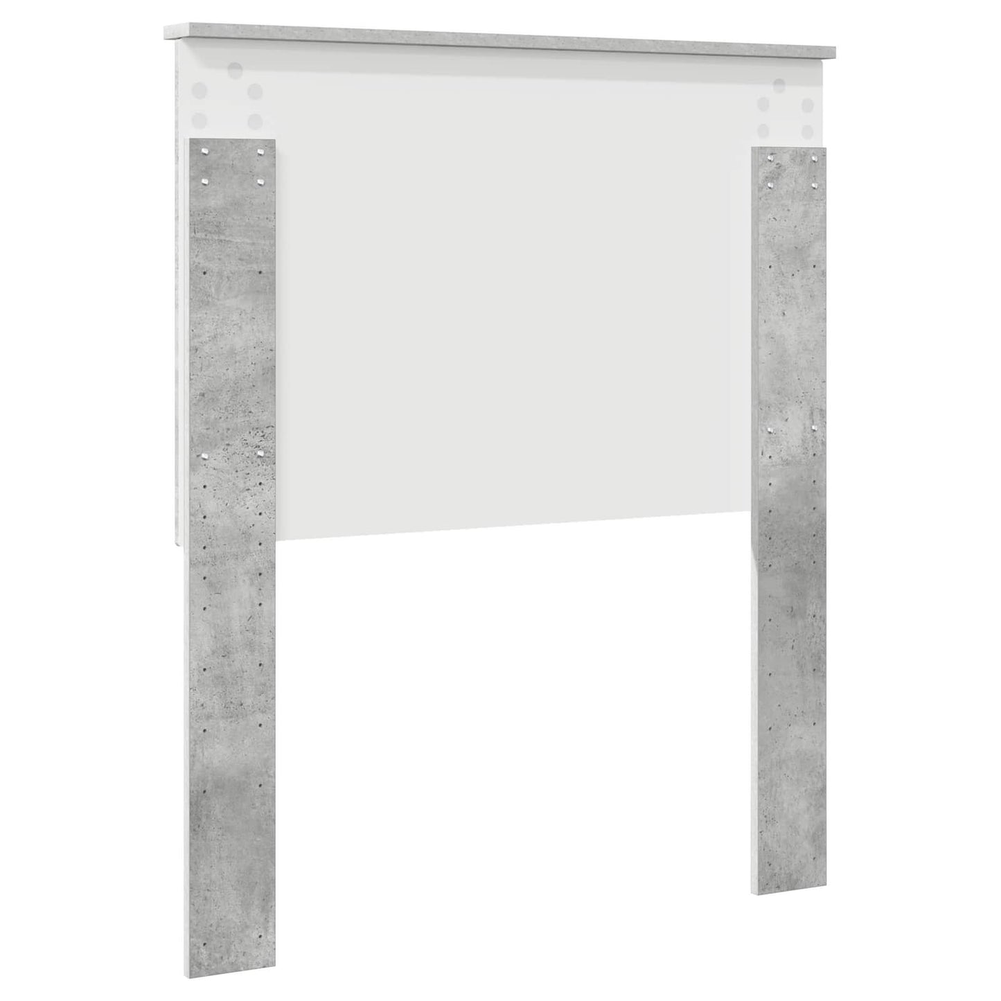Hoofdbord met hoofdeinde Beton Grijs 80 cm Bewerkt hout is nu te koop bij PeponiXL, paradijselijk wonen!
