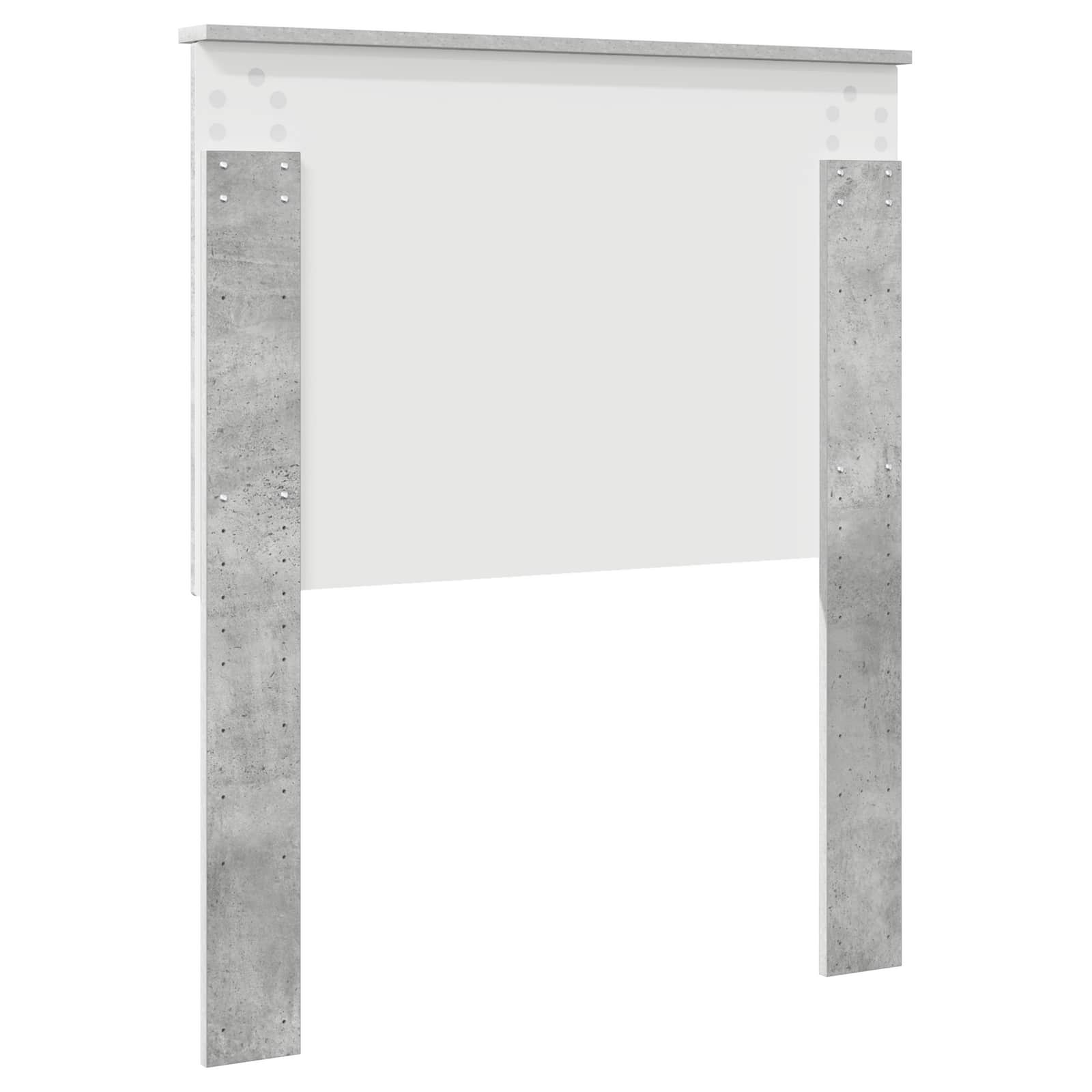 Hoofdbord met hoofdeinde Beton Grijs 80 cm Bewerkt hout is nu te koop bij PeponiXL, paradijselijk wonen!