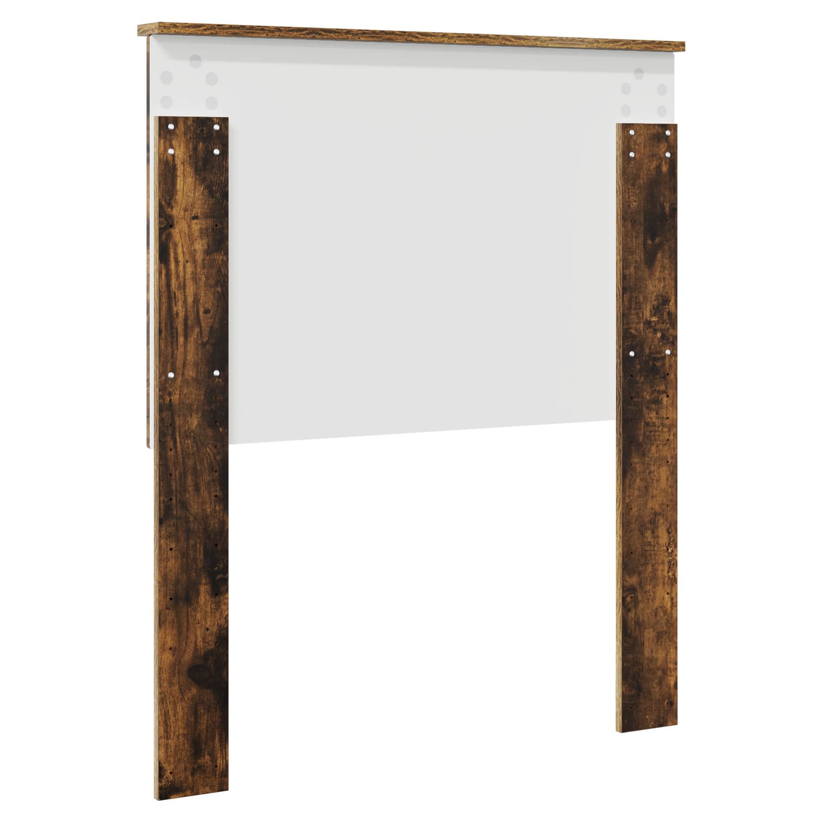 Hoofdbord met hoofdeinde Gerookt eiken 80 cm Bewerkt hout is nu te koop bij PeponiXL, paradijselijk wonen!