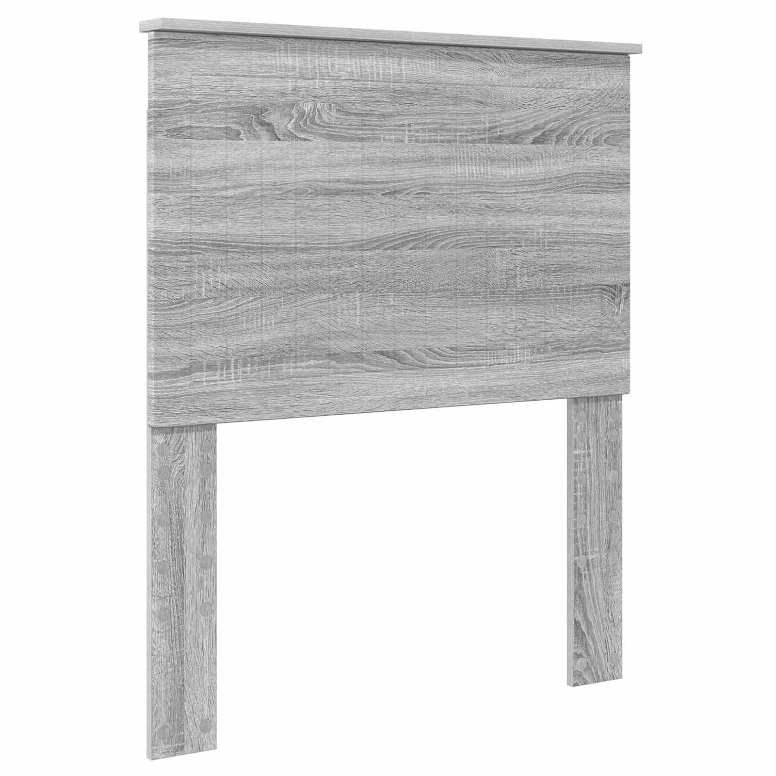 Hoofdbord met hoofdeinde Grijs Sonoma 80 cm Bewerkt hout is nu te koop bij PeponiXL, paradijselijk wonen!