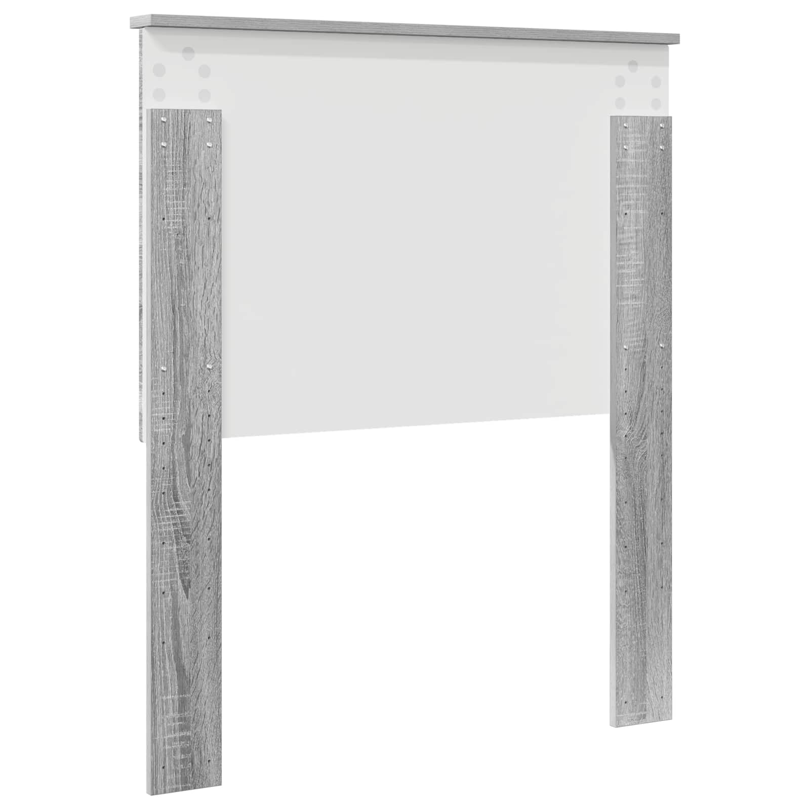 Hoofdbord met hoofdeinde Grijs Sonoma 80 cm Bewerkt hout is nu te koop bij PeponiXL, paradijselijk wonen!