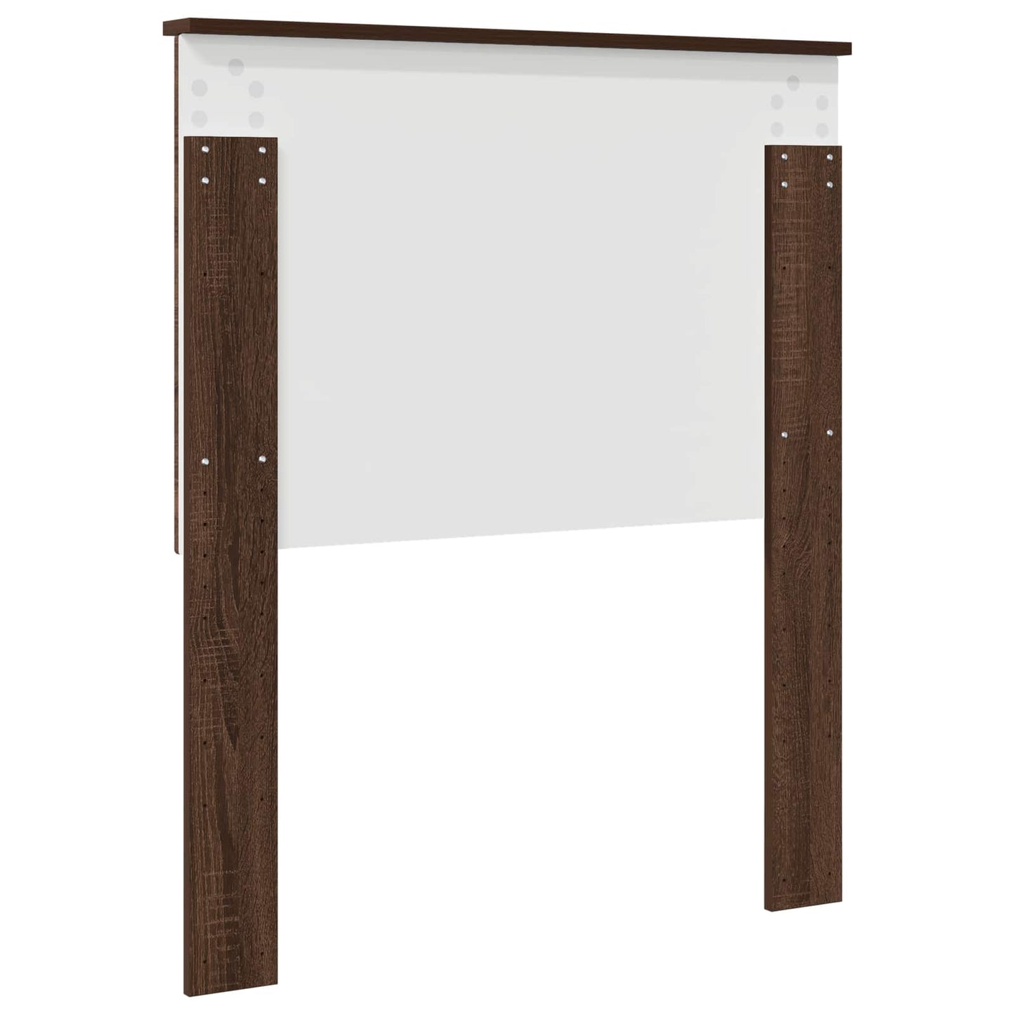 Hoofdbord met hoofdeinde Bruin Eiken 80 cm Bewerkt hout is nu te koop bij PeponiXL, paradijselijk wonen!