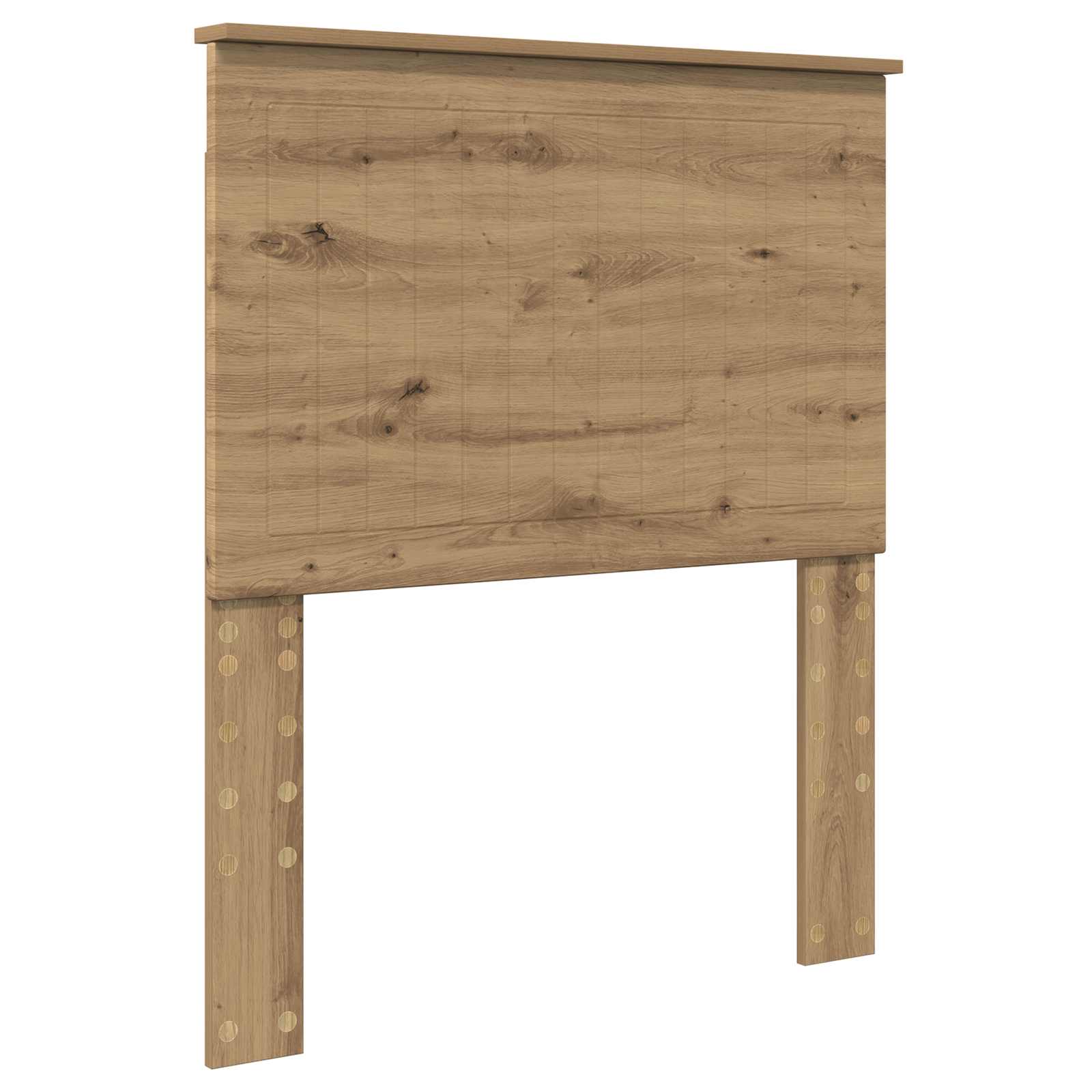 Hoofdbord met hoofdeinde Artisan Eiken 80 cm Bewerkt hout is nu te koop bij PeponiXL, paradijselijk wonen!