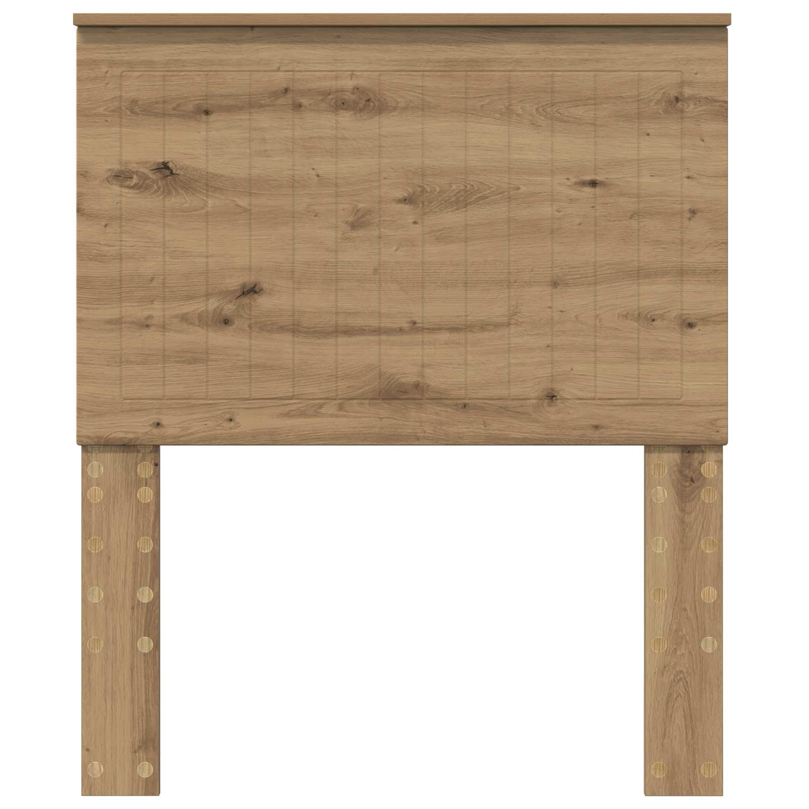 Hoofdbord met hoofdeinde Artisan Eiken 80 cm Bewerkt hout is nu te koop bij PeponiXL, paradijselijk wonen!
