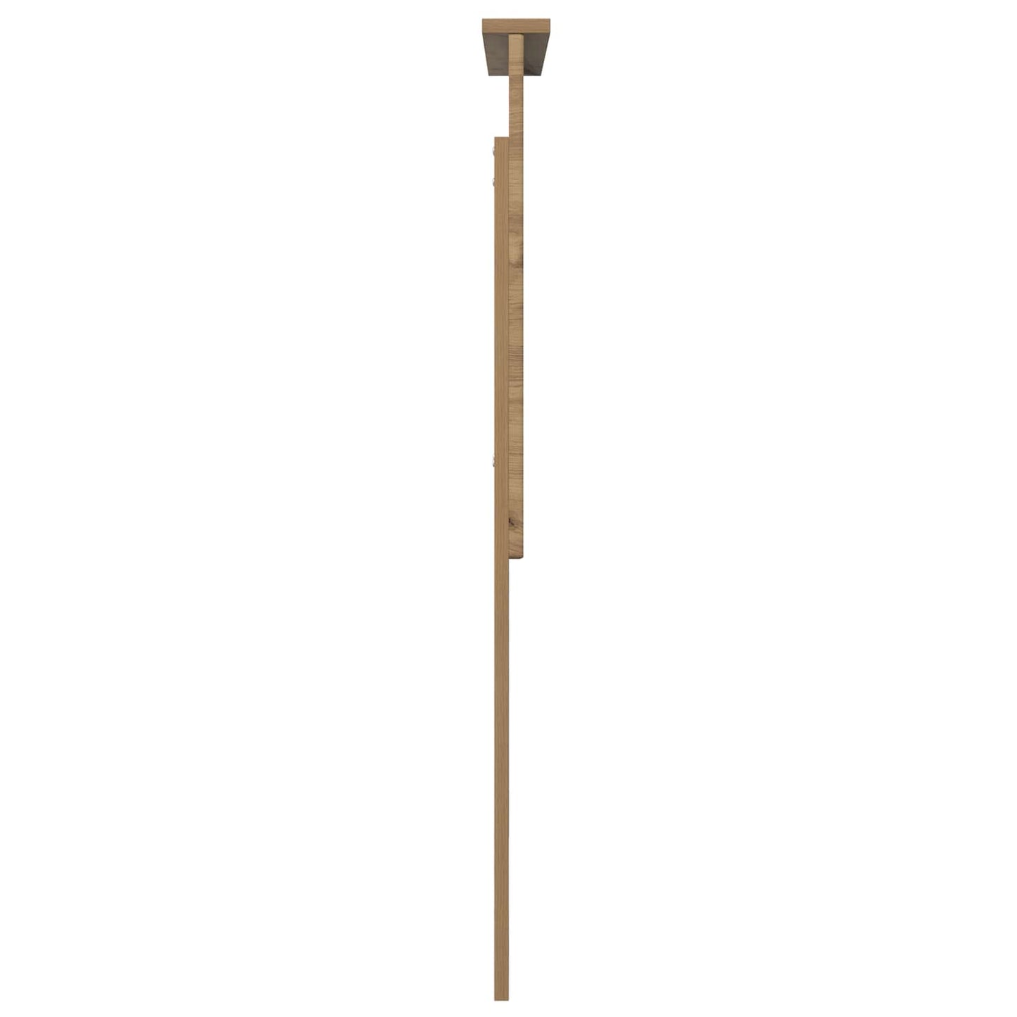 Hoofdbord met hoofdeinde Artisan Eiken 80 cm Bewerkt hout is nu te koop bij PeponiXL, paradijselijk wonen!