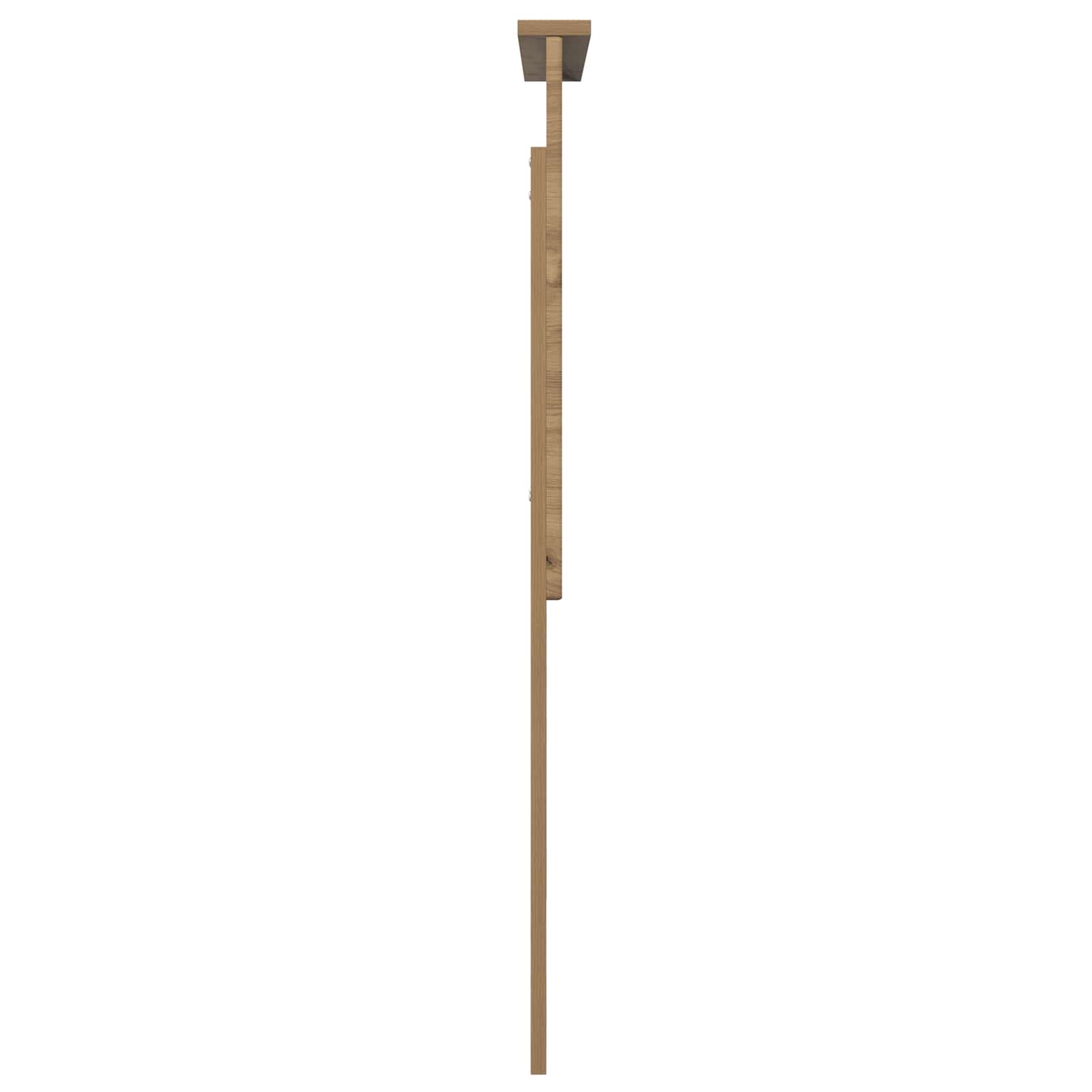Hoofdbord met hoofdeinde Artisan Eiken 80 cm Bewerkt hout is nu te koop bij PeponiXL, paradijselijk wonen!