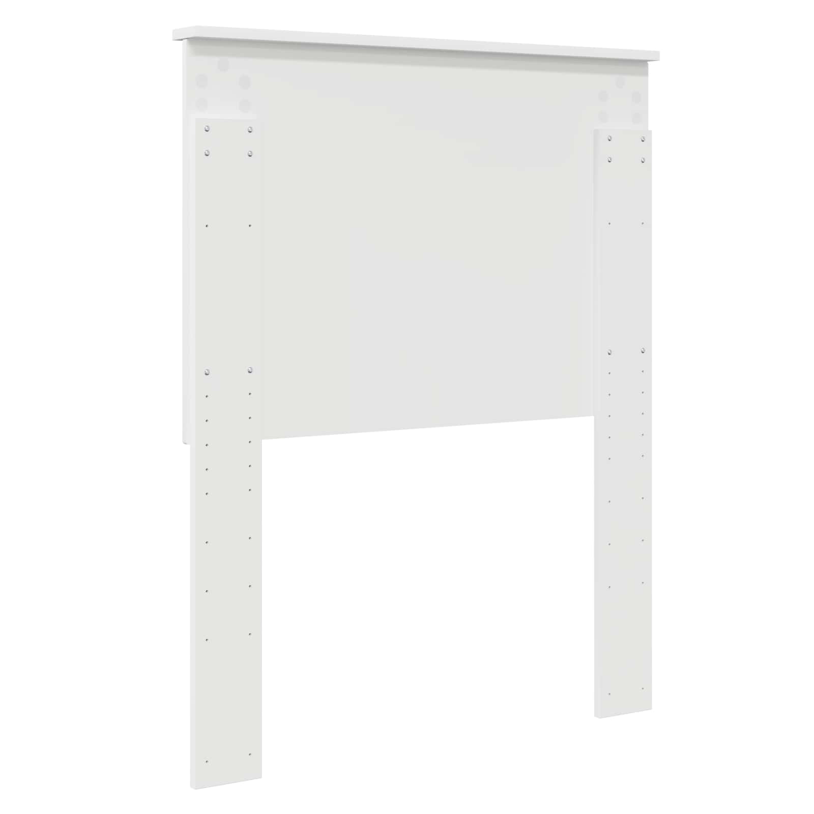 Hoofdbord met hoofdeinde Wit 75 cm Bewerkt hout is nu te koop bij PeponiXL, paradijselijk wonen!