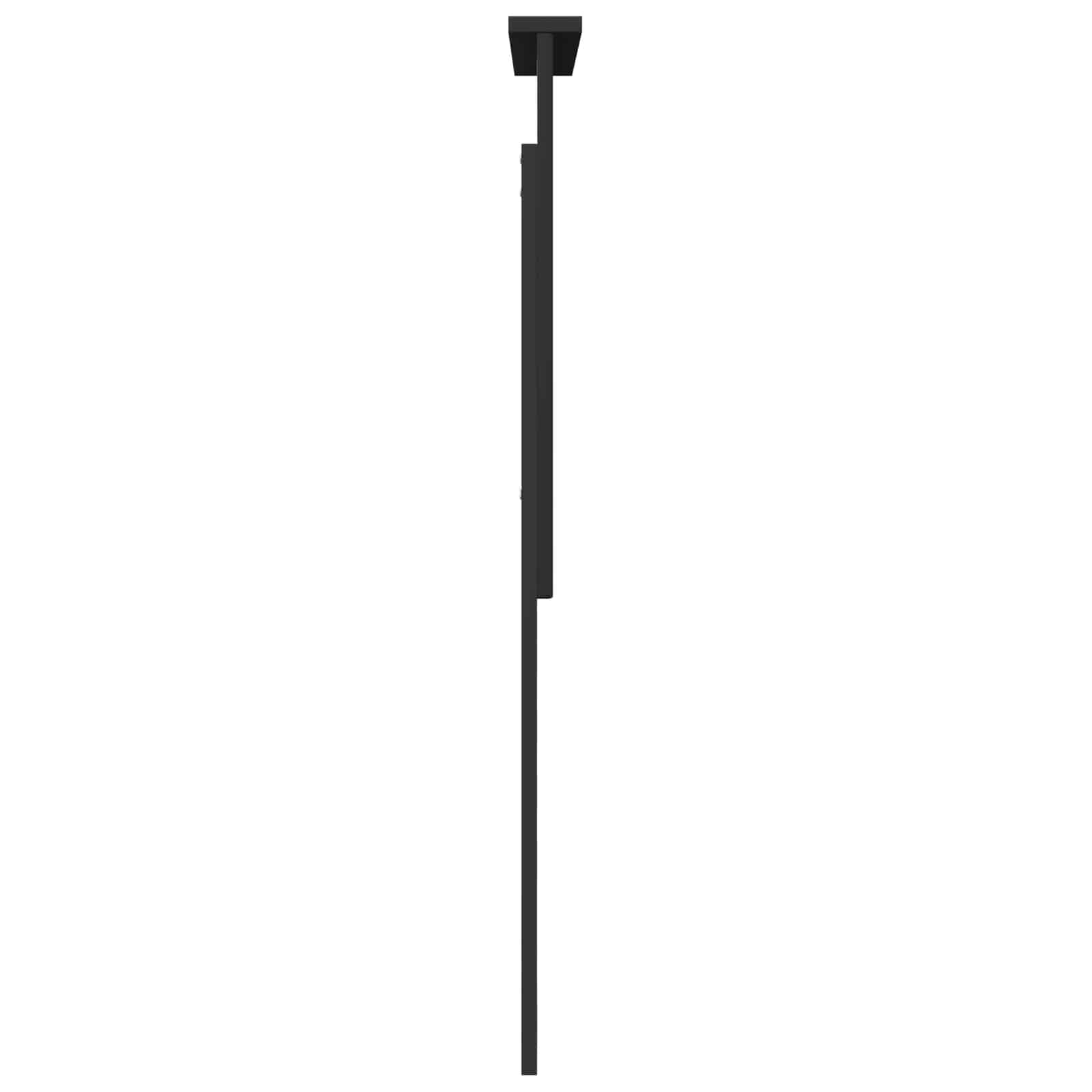 Hoofdbord met hoofdeinde Zwart Eiken 75 cm Bewerkt hout is nu te koop bij PeponiXL, paradijselijk wonen!