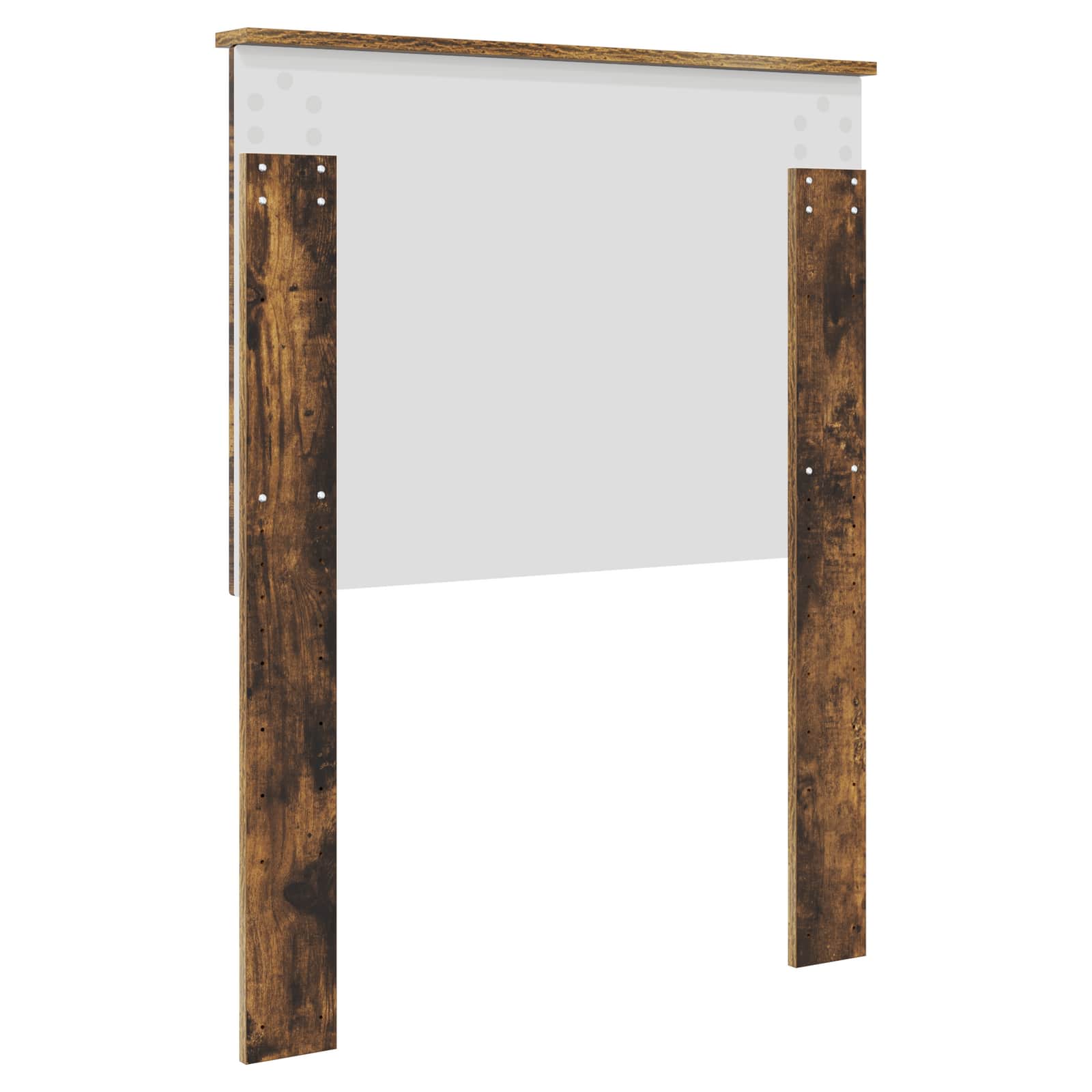 Hoofdbord met hoofdeinde Gerookt eiken 75 cm Bewerkt hout is nu te koop bij PeponiXL, paradijselijk wonen!