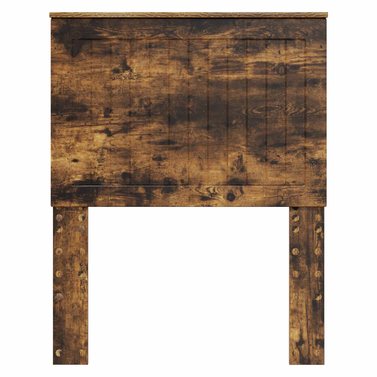 Hoofdbord met hoofdeinde Gerookt eiken 75 cm Bewerkt hout is nu te koop bij PeponiXL, paradijselijk wonen!