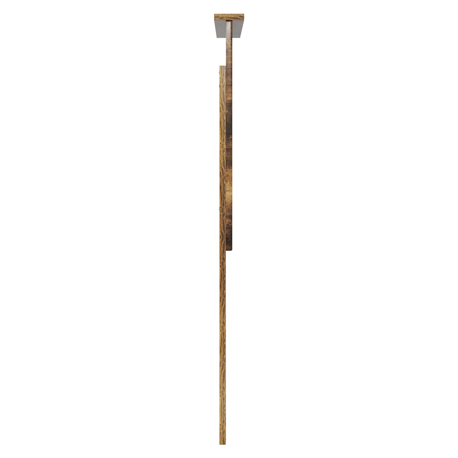 Hoofdbord met hoofdeinde Gerookt eiken 75 cm Bewerkt hout is nu te koop bij PeponiXL, paradijselijk wonen!