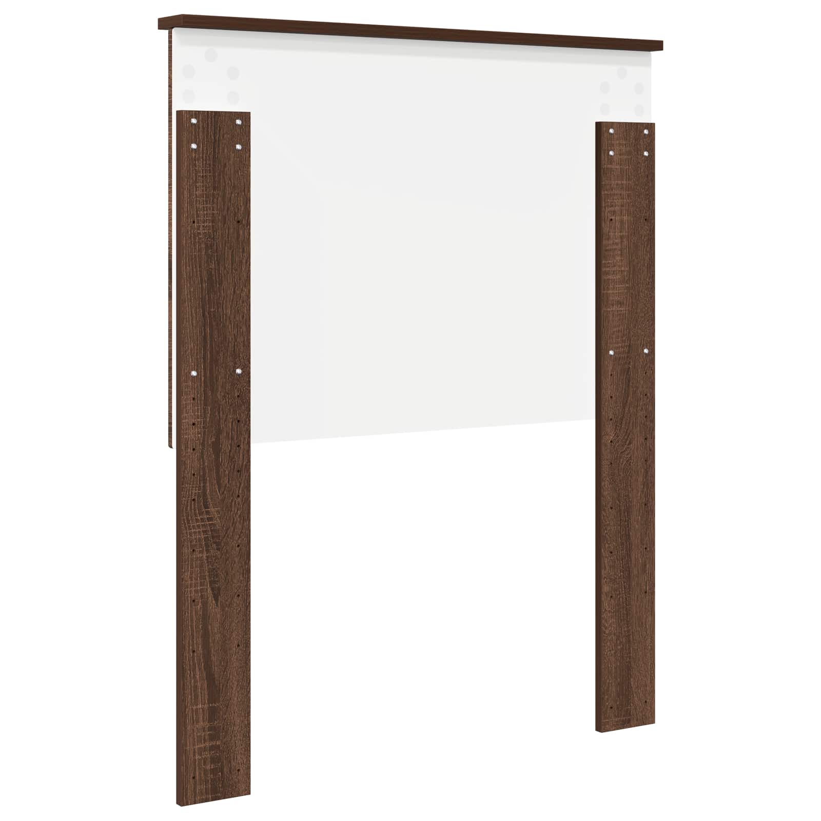 Hoofdbord met hoofdeinde Bruin Eiken 75 cm Bewerkt hout is nu te koop bij PeponiXL, paradijselijk wonen!