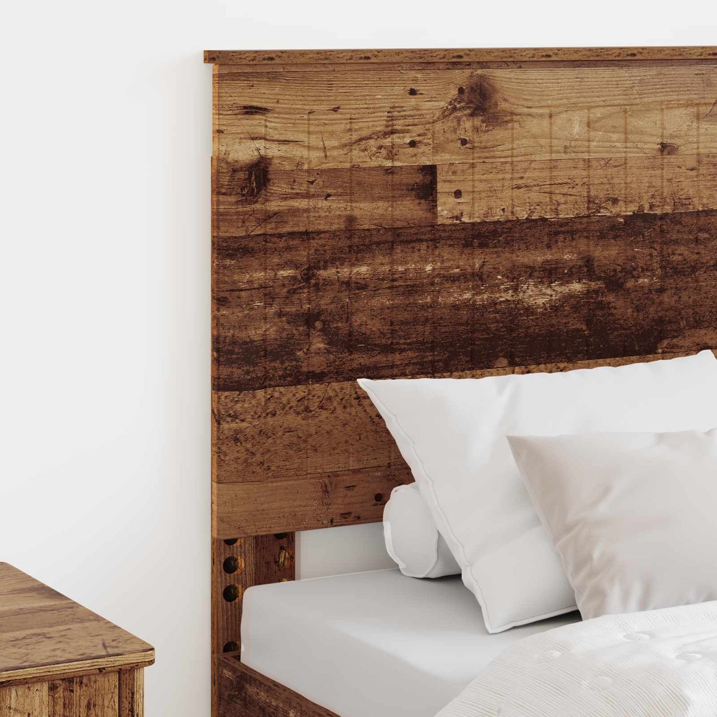 Hoofdbord met hoofdeinde Oud Hout 75 cm Bewerkt hout is nu te koop bij PeponiXL, paradijselijk wonen!