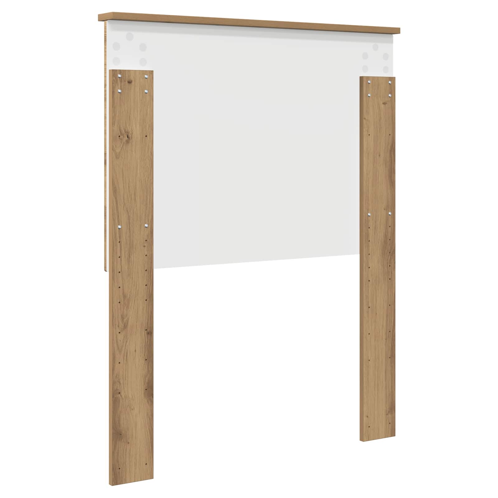 Hoofdbord met hoofdeinde Artisan Eiken 75 cm Bewerkt hout is nu te koop bij PeponiXL, paradijselijk wonen!