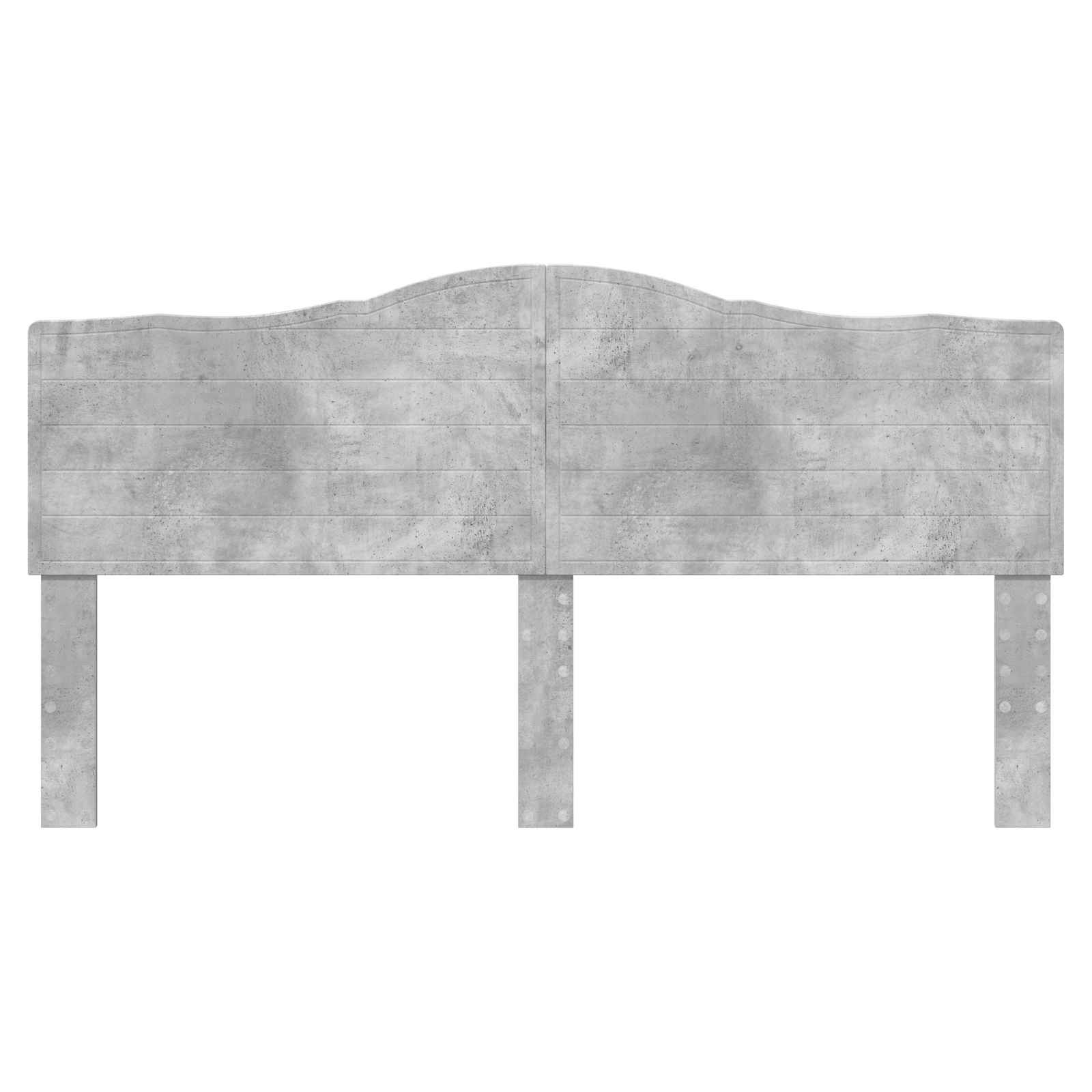 Hoofdbord Beton Grijs Bewerkt hout is nu te koop bij PeponiXL, paradijselijk wonen!