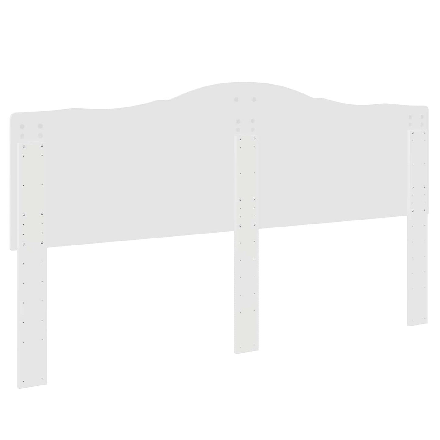 Hoofdbord Glanzend Wit Bewerkt hout is nu te koop bij PeponiXL, paradijselijk wonen!