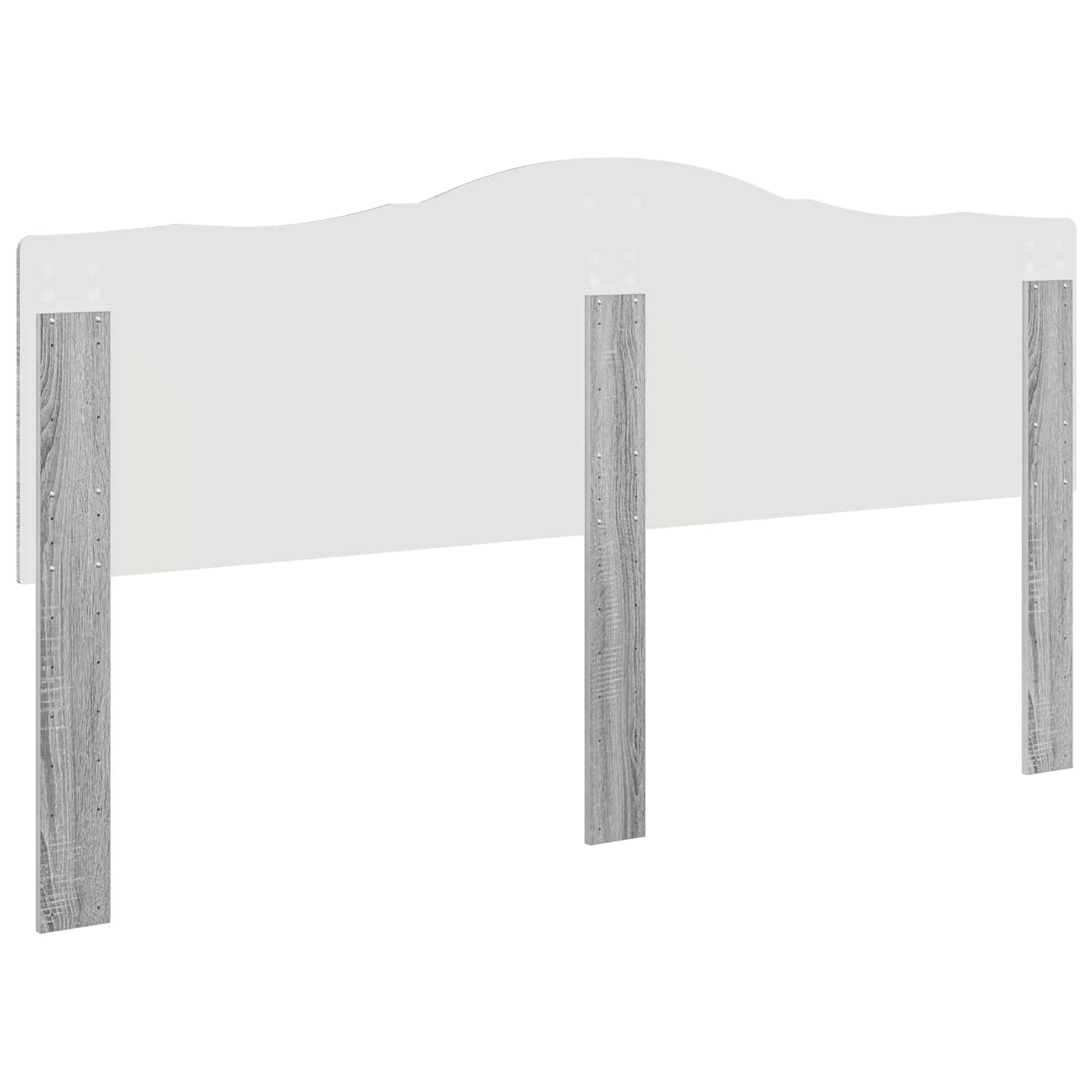 Hoofdbord Grijs Sonoma Bewerkt hout is nu te koop bij PeponiXL, paradijselijk wonen!
