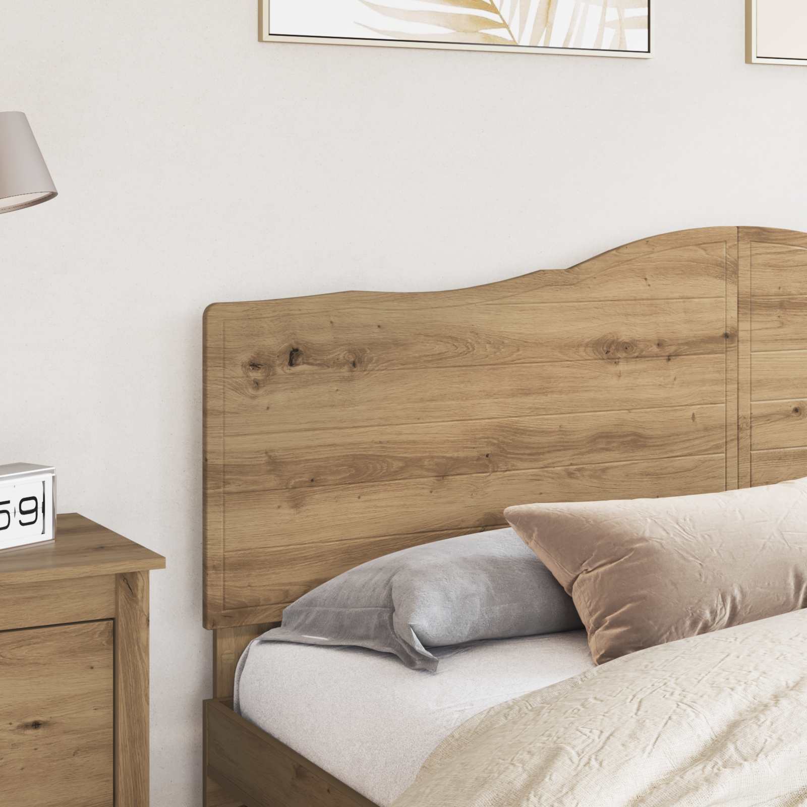 Hoofdbord Artisan Eiken Bewerkt hout is nu te koop bij PeponiXL, paradijselijk wonen!