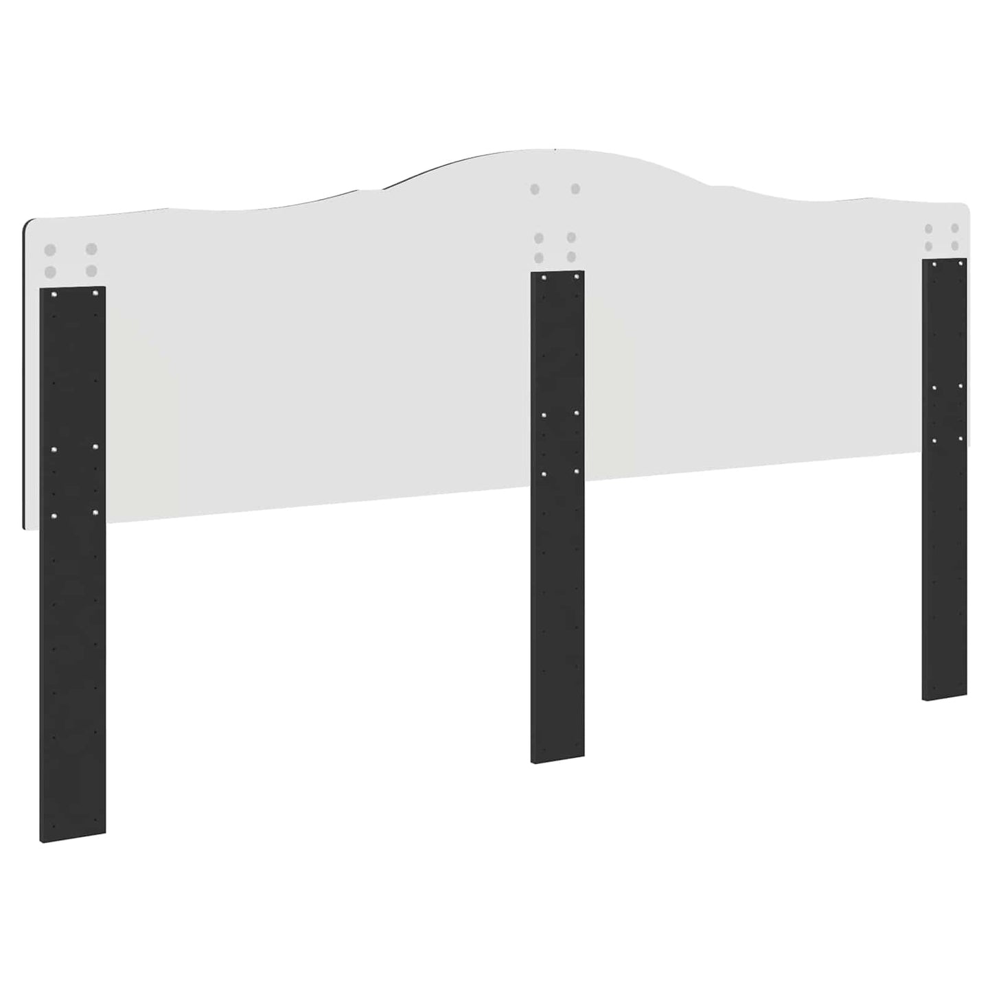 Hoofdbord Zwart Eiken Bewerkt hout is nu te koop bij PeponiXL, paradijselijk wonen!