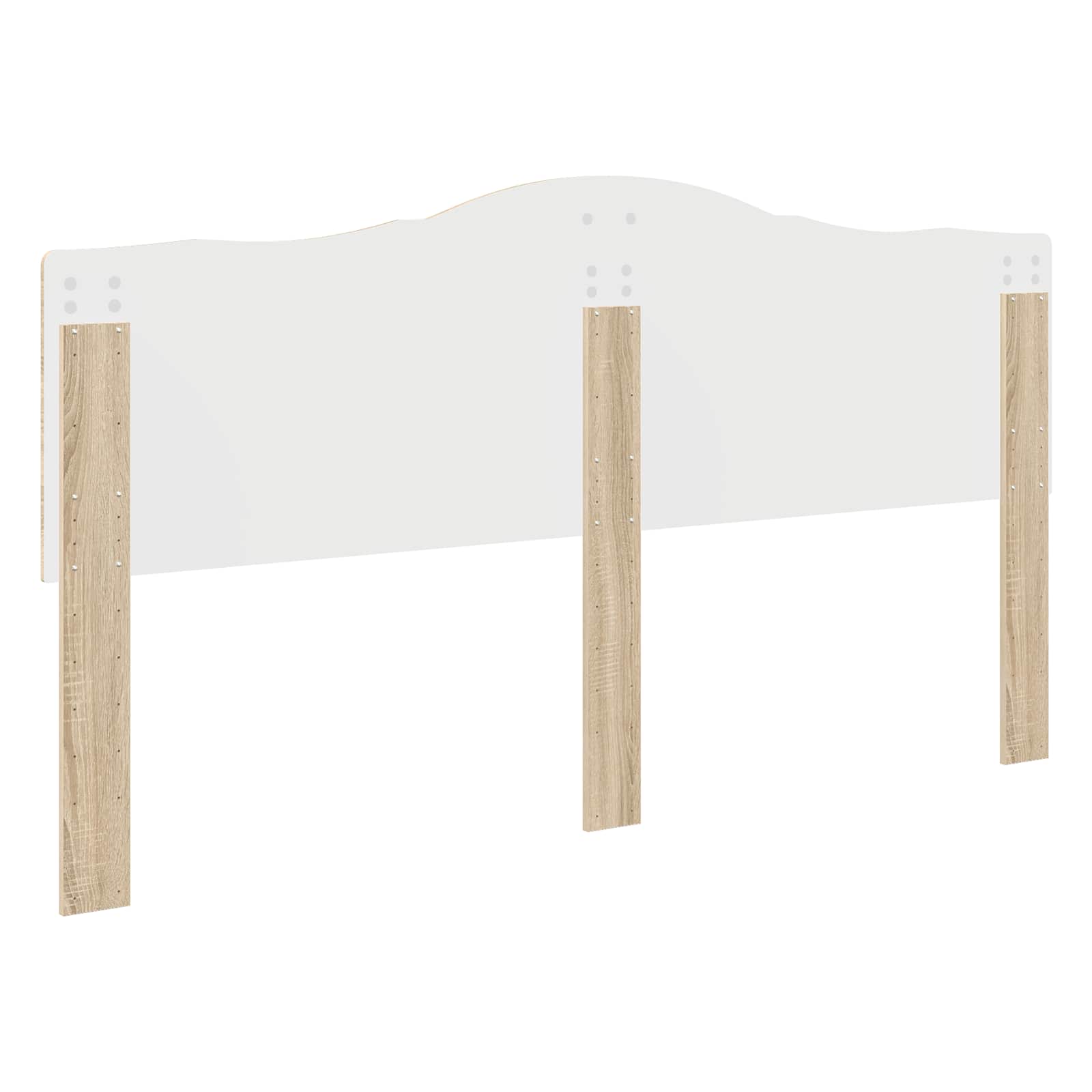 Hoofdbord Sonoma Eiken Bewerkt hout is nu te koop bij PeponiXL, paradijselijk wonen!