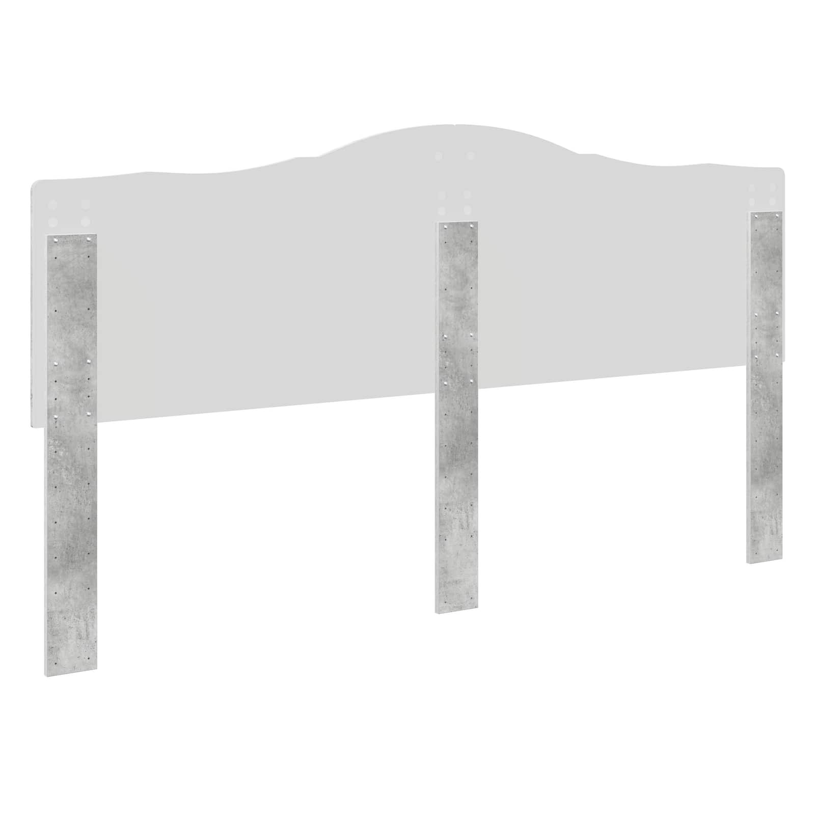 Hoofdbord Beton Grijs Bewerkt hout is nu te koop bij PeponiXL, paradijselijk wonen!