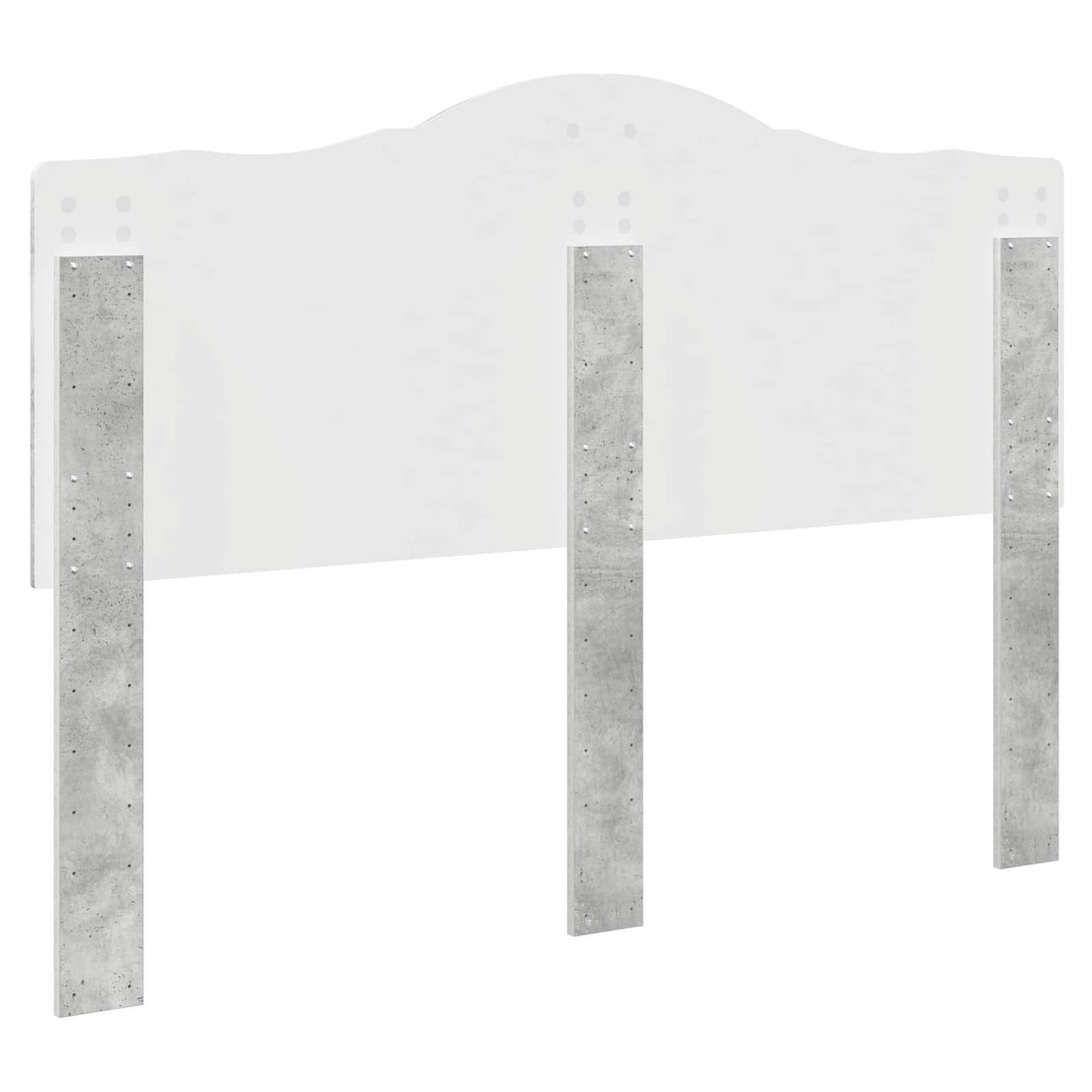Hoofdbord Beton Grijs Bewerkt hout is nu te koop bij PeponiXL, paradijselijk wonen!