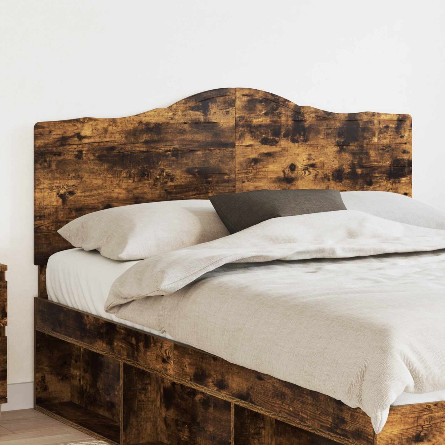 Hoofdbord Gerookt eiken Bewerkt hout is nu te koop bij PeponiXL, paradijselijk wonen!