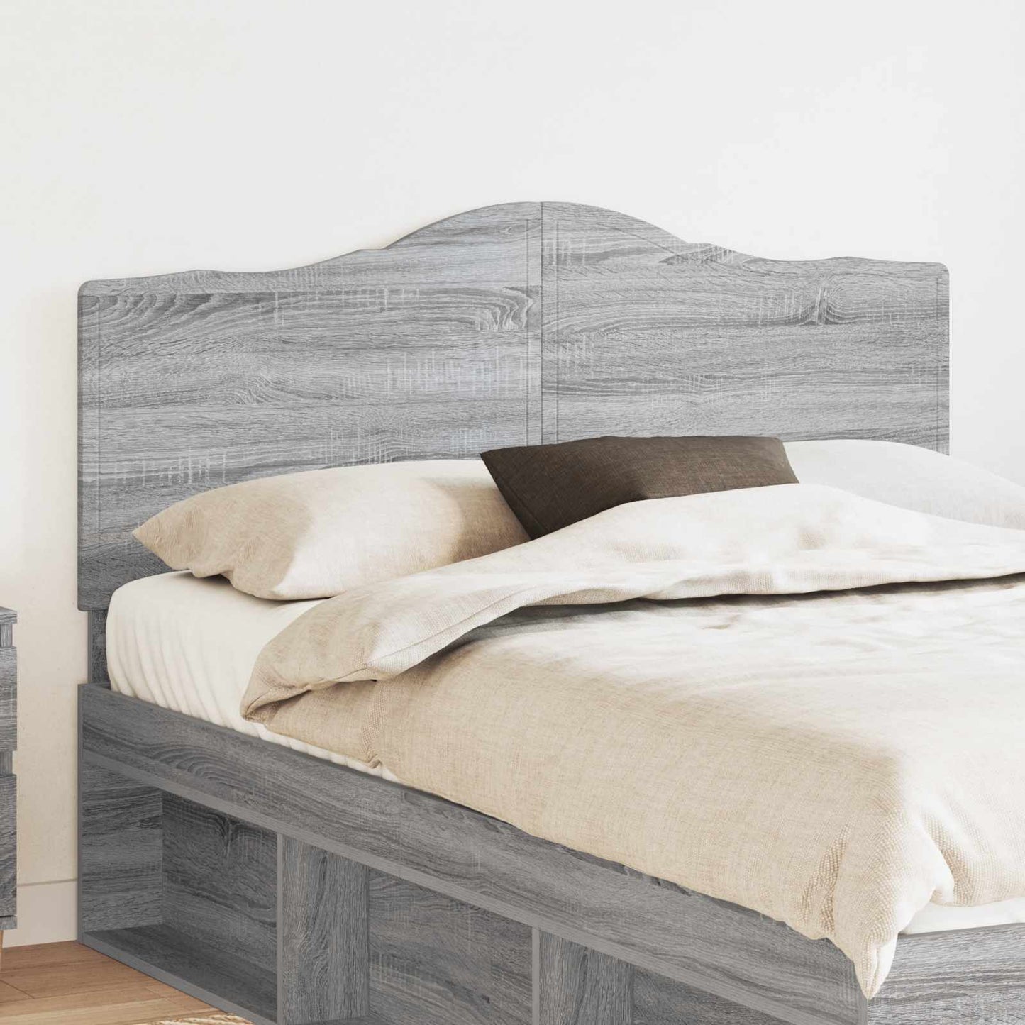 Hoofdbord Grijs Sonoma Bewerkt hout is nu te koop bij PeponiXL, paradijselijk wonen!