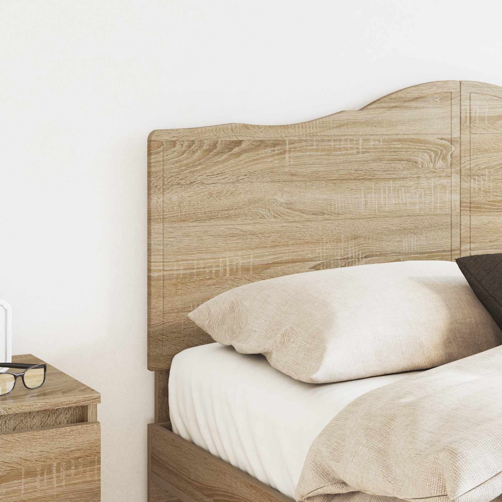 Hoofdbord Sonoma Eiken Bewerkt hout is nu te koop bij PeponiXL, paradijselijk wonen!