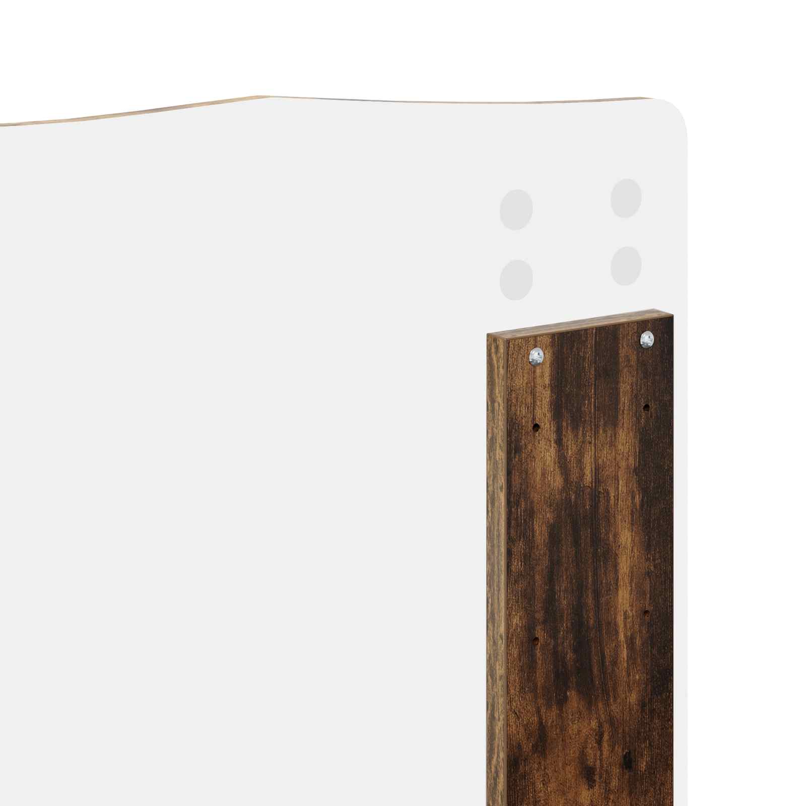 Hoofdbord Gerookt eiken Bewerkt hout is nu te koop bij PeponiXL, paradijselijk wonen!