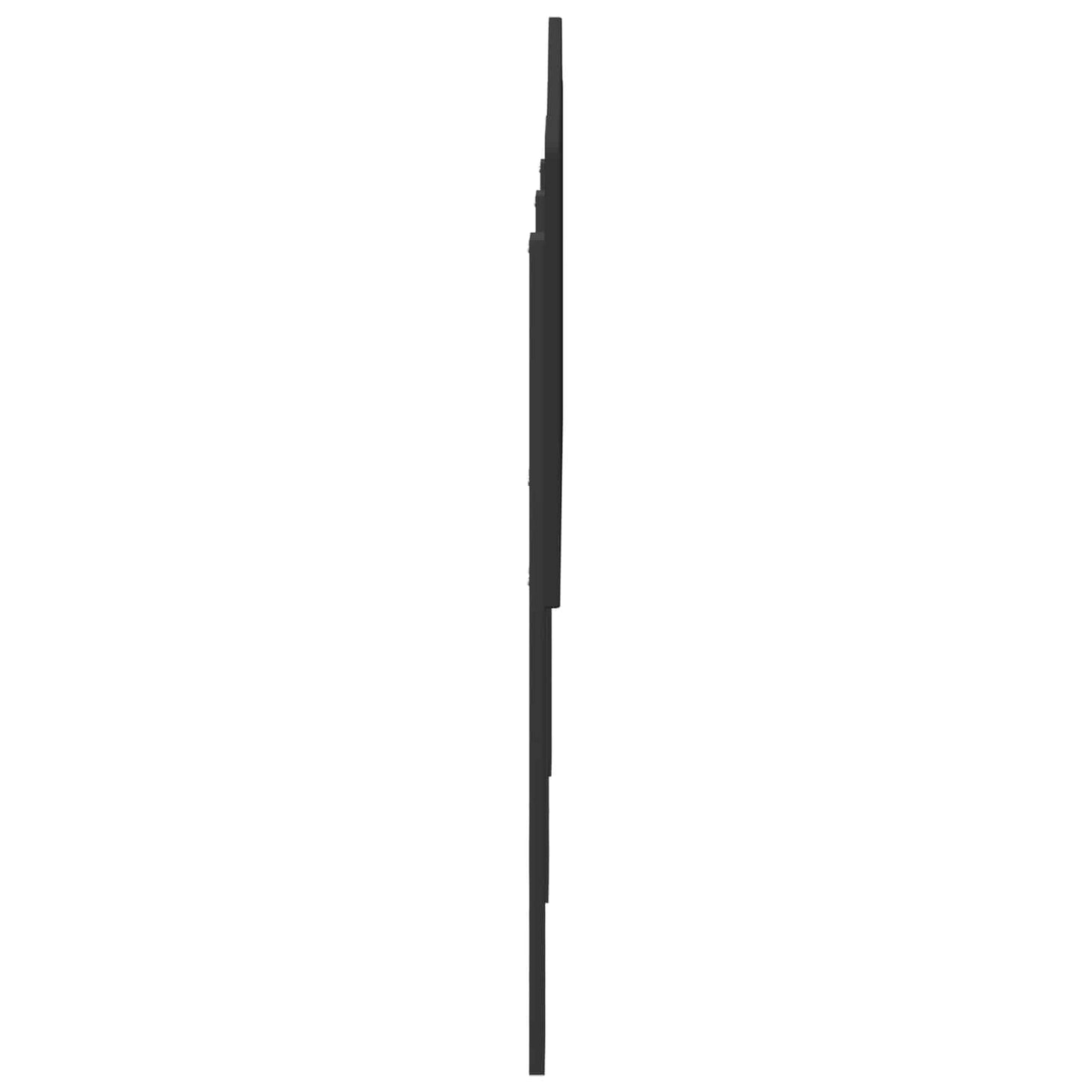 Hoofdbord Zwart Eiken Bewerkt hout is nu te koop bij PeponiXL, paradijselijk wonen!