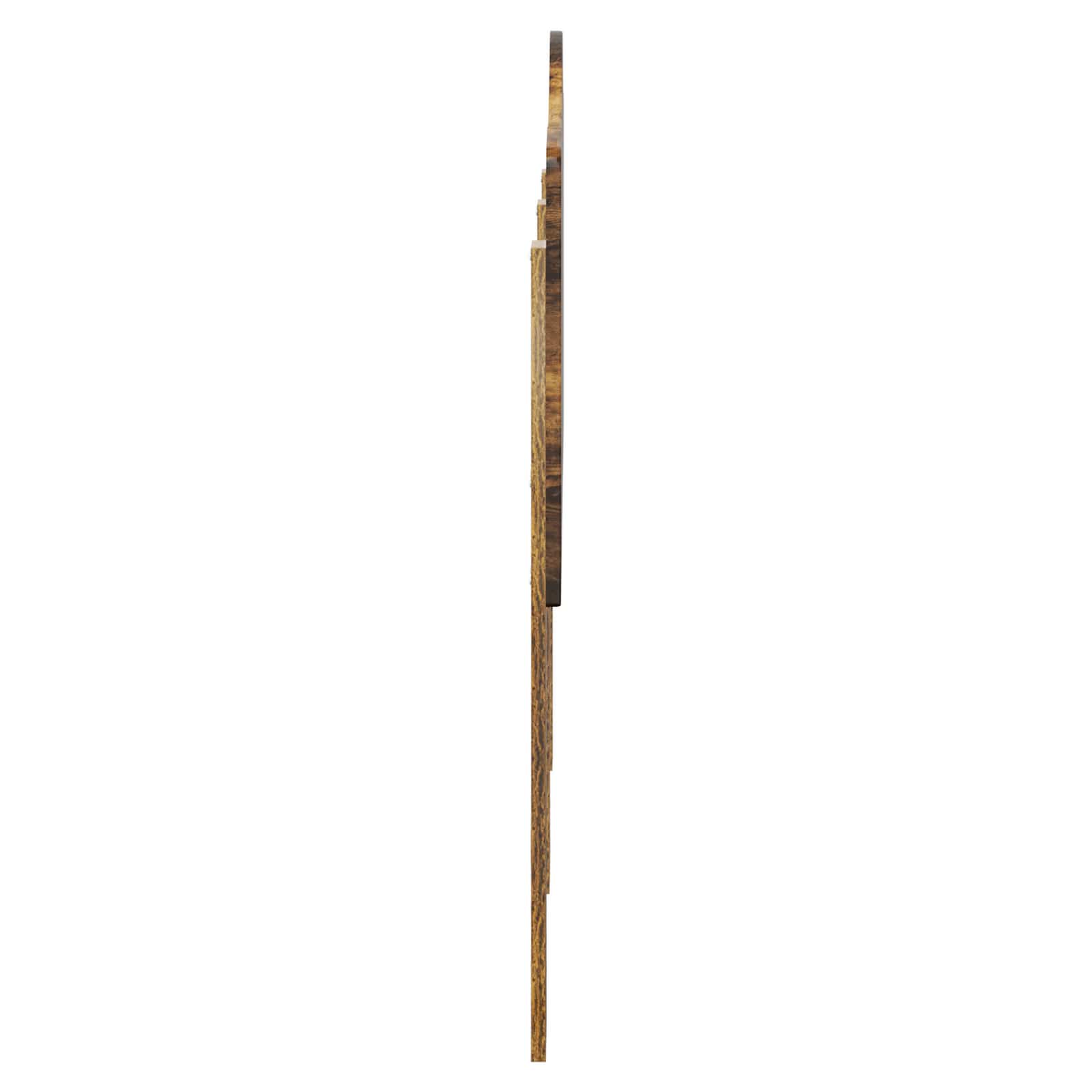Hoofdbord Gerookt eiken Bewerkt hout is nu te koop bij PeponiXL, paradijselijk wonen!