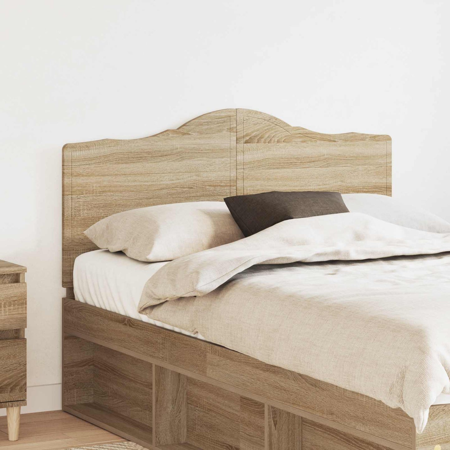 Hoofdbord Sonoma Eiken Bewerkt hout is nu te koop bij PeponiXL, paradijselijk wonen!